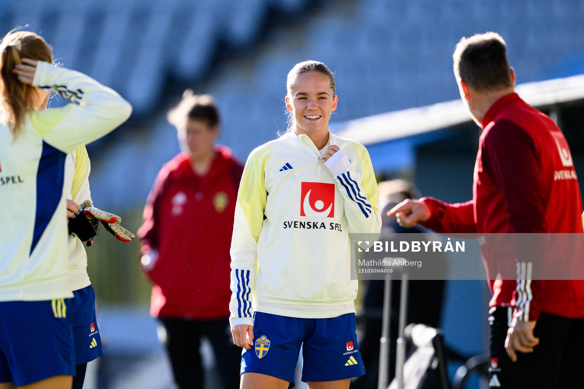 Hanna Lundkvist of the Swedish women's national football
