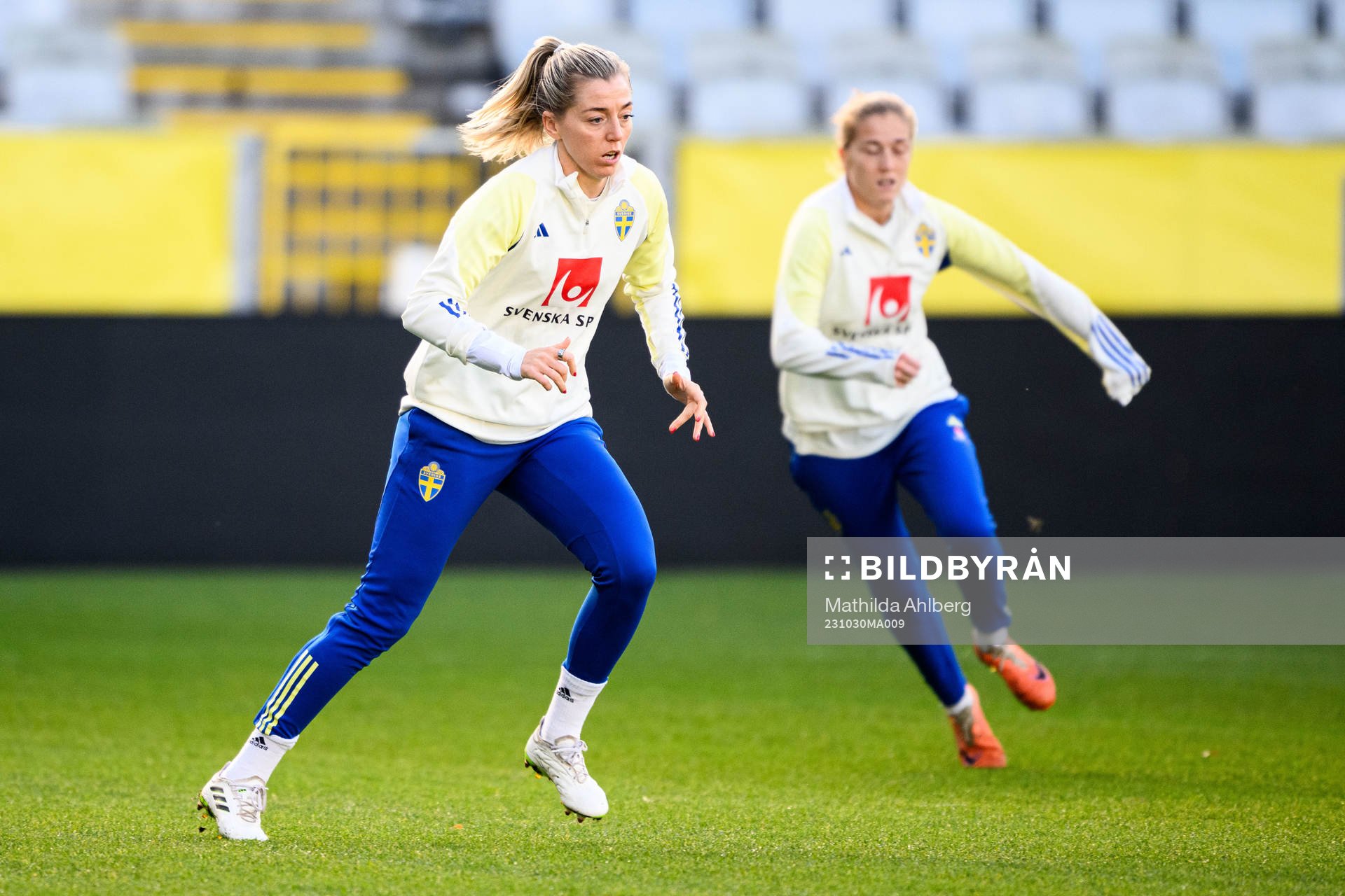 Anna Anvegård of the Swedish women's national football team