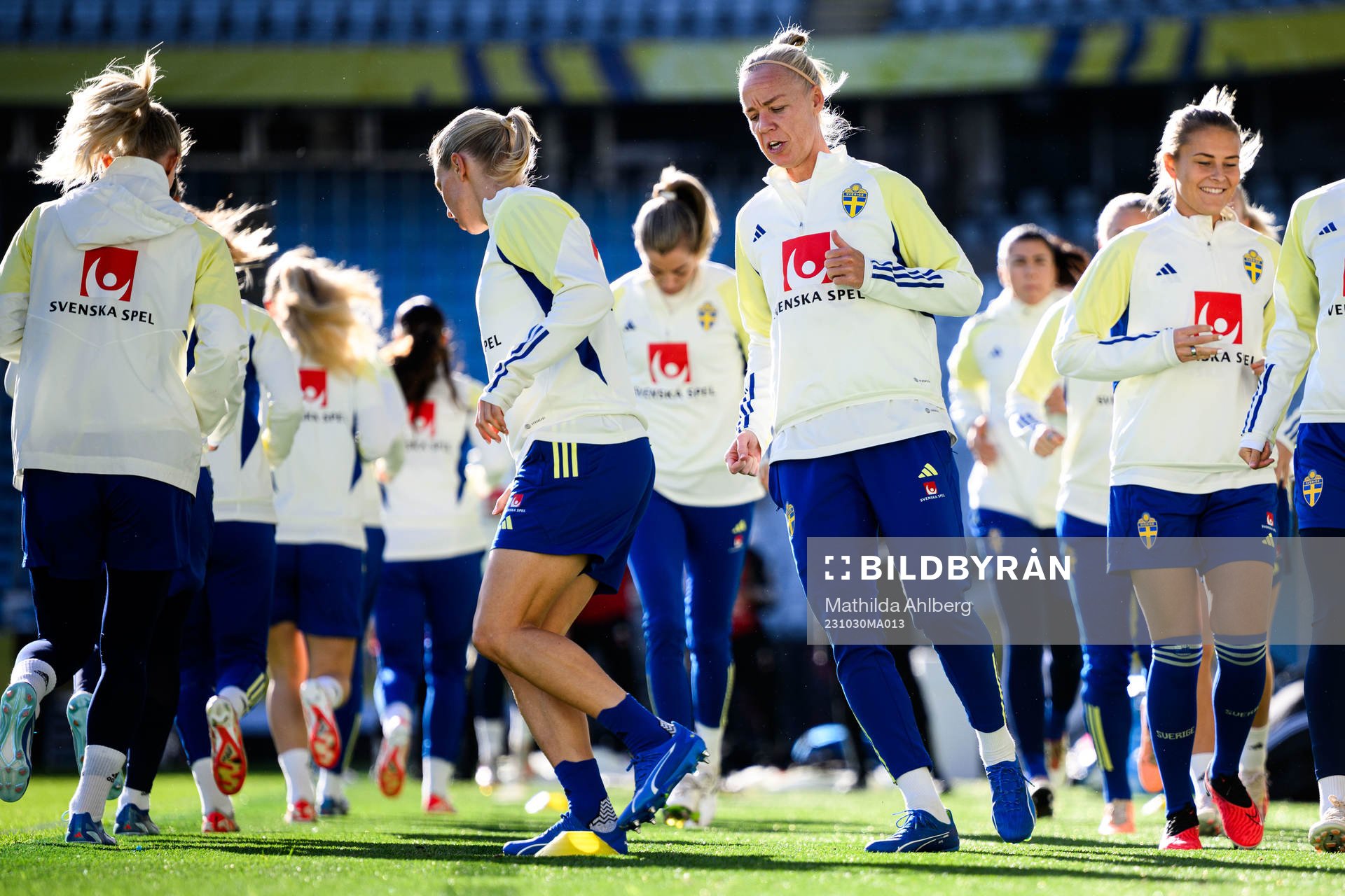 Caroline Seger of the Swedish women's national football team