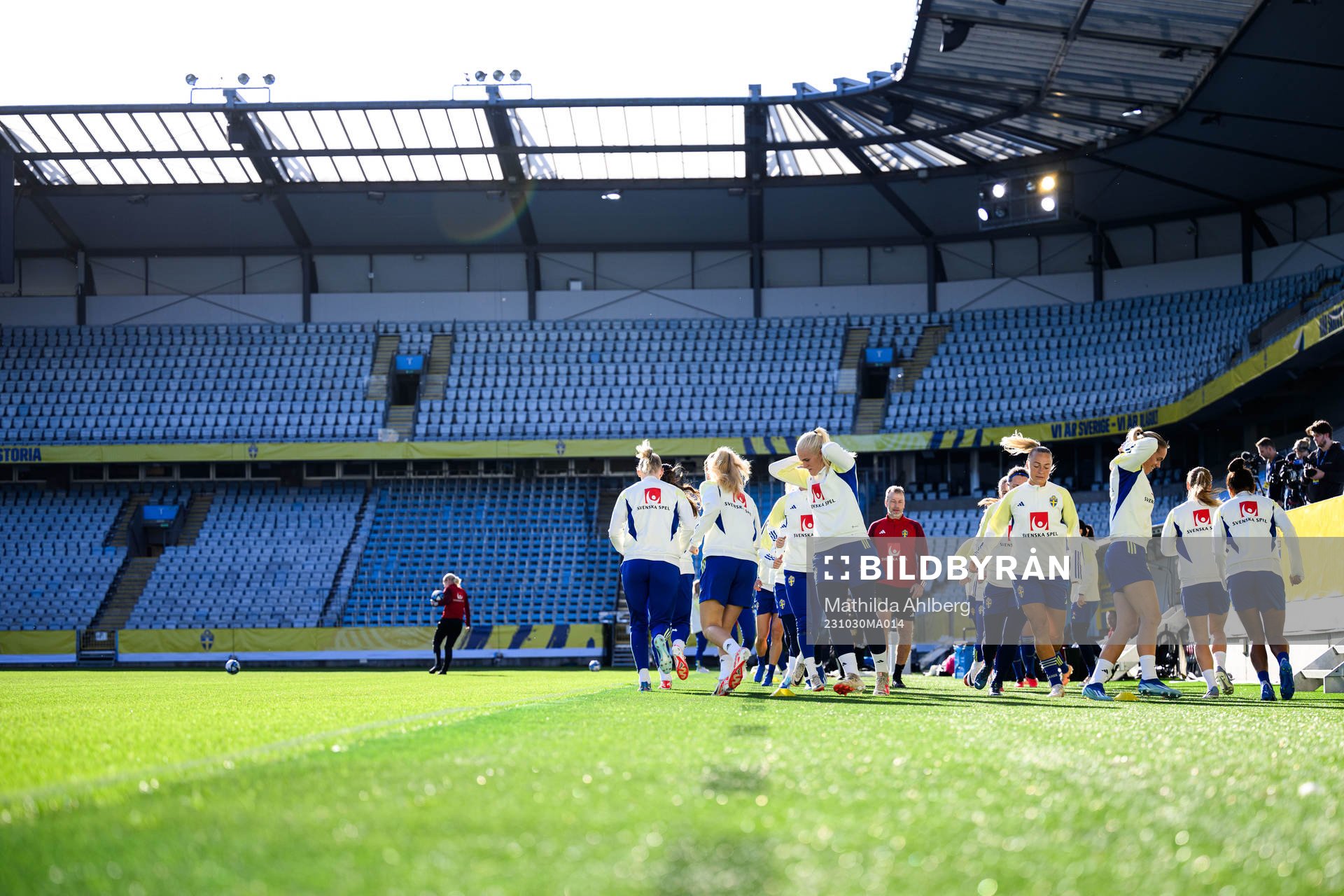 Players of the Swedish women's national football team