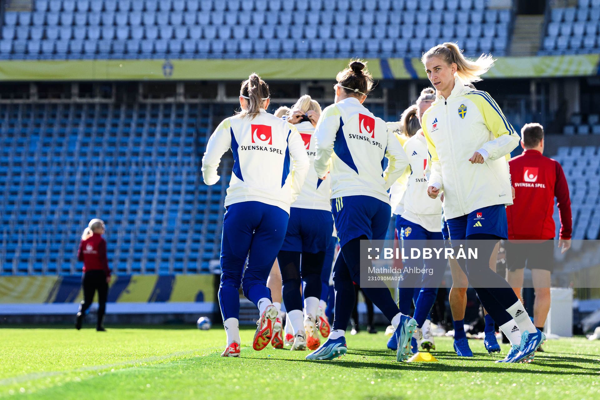 Sofia Jakobsson of the Swedish women's national football