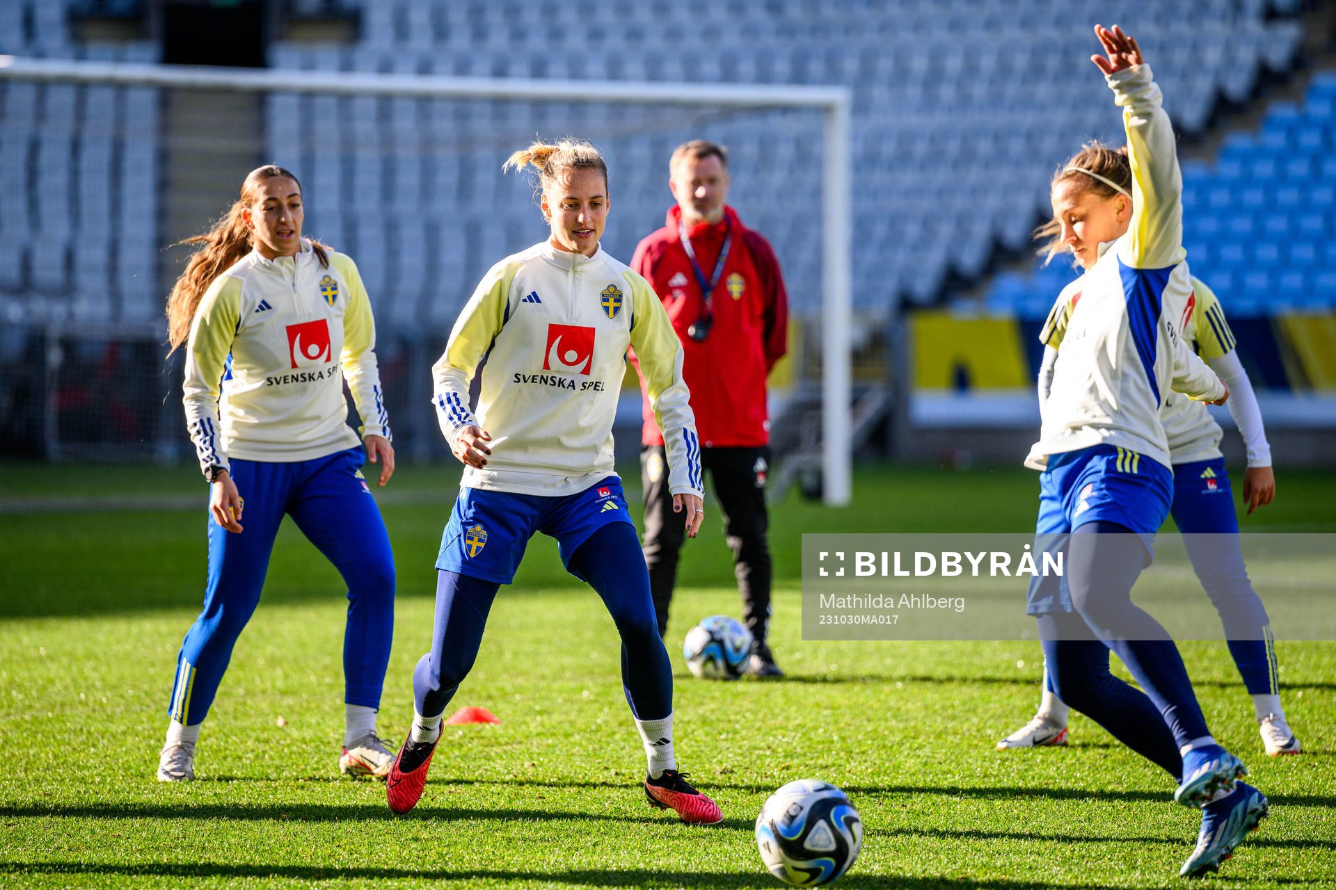 Nathalie Björn of the Swedish women's national football