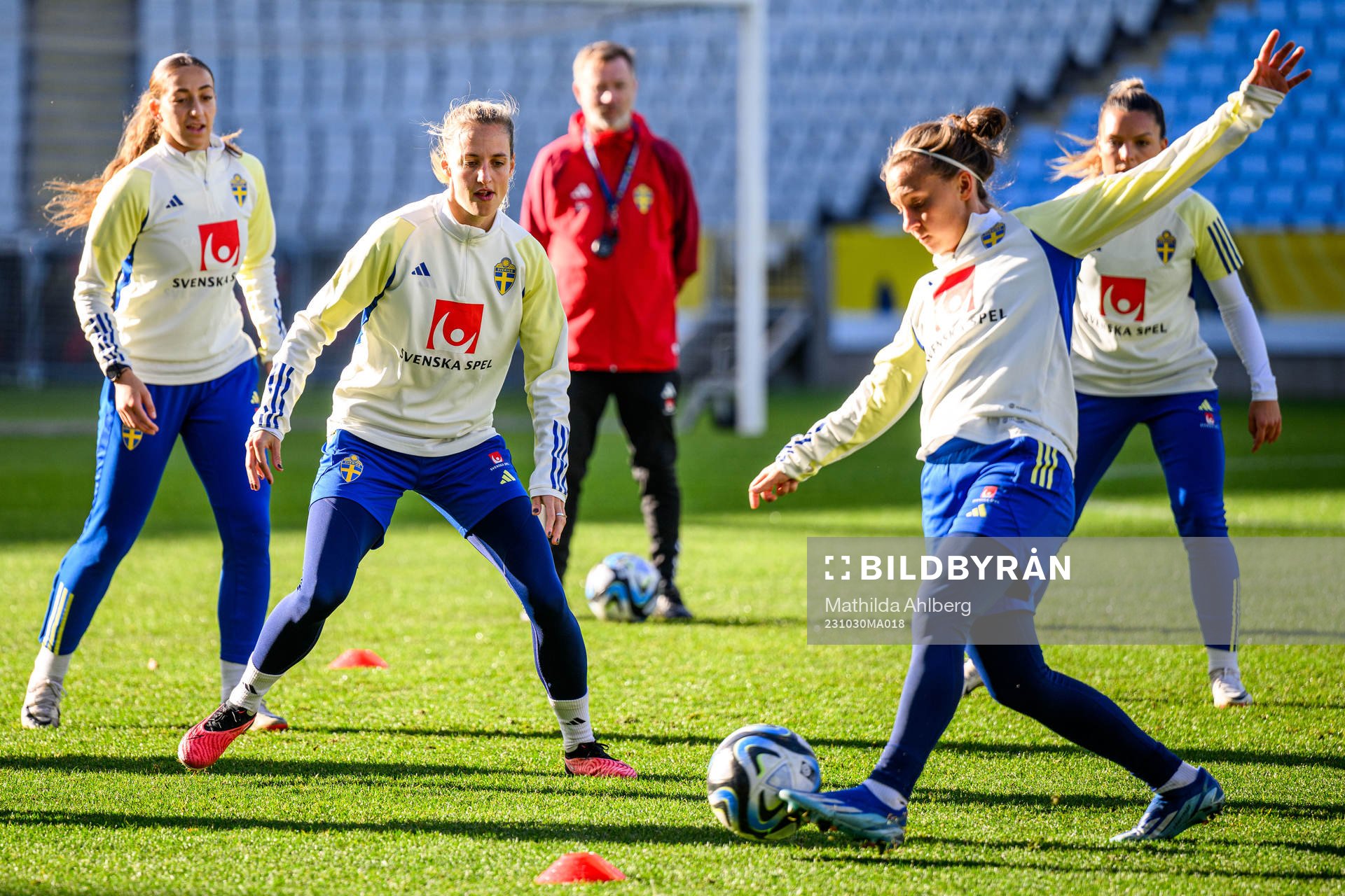 Nathalie Björn of the Swedish women's national football