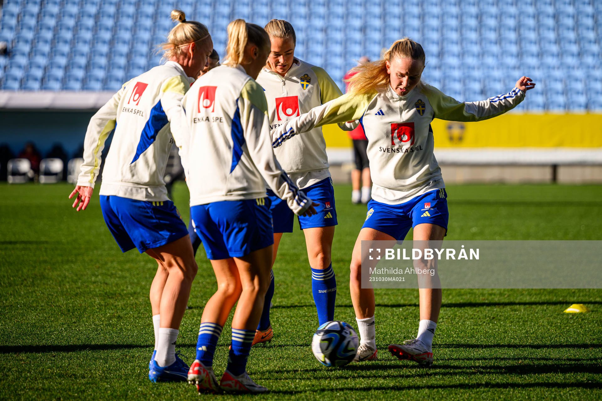 Matilda Vinberg of the Swedish women's national football