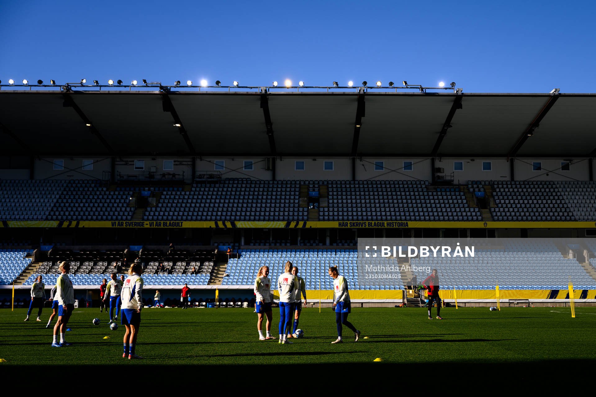 Players of the Swedish women's national football team