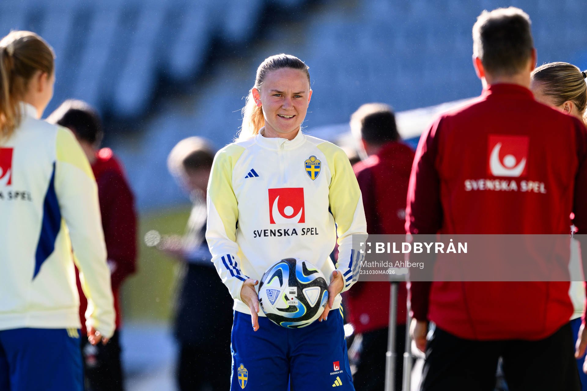 Matilda Vinberg of the Swedish women's national football