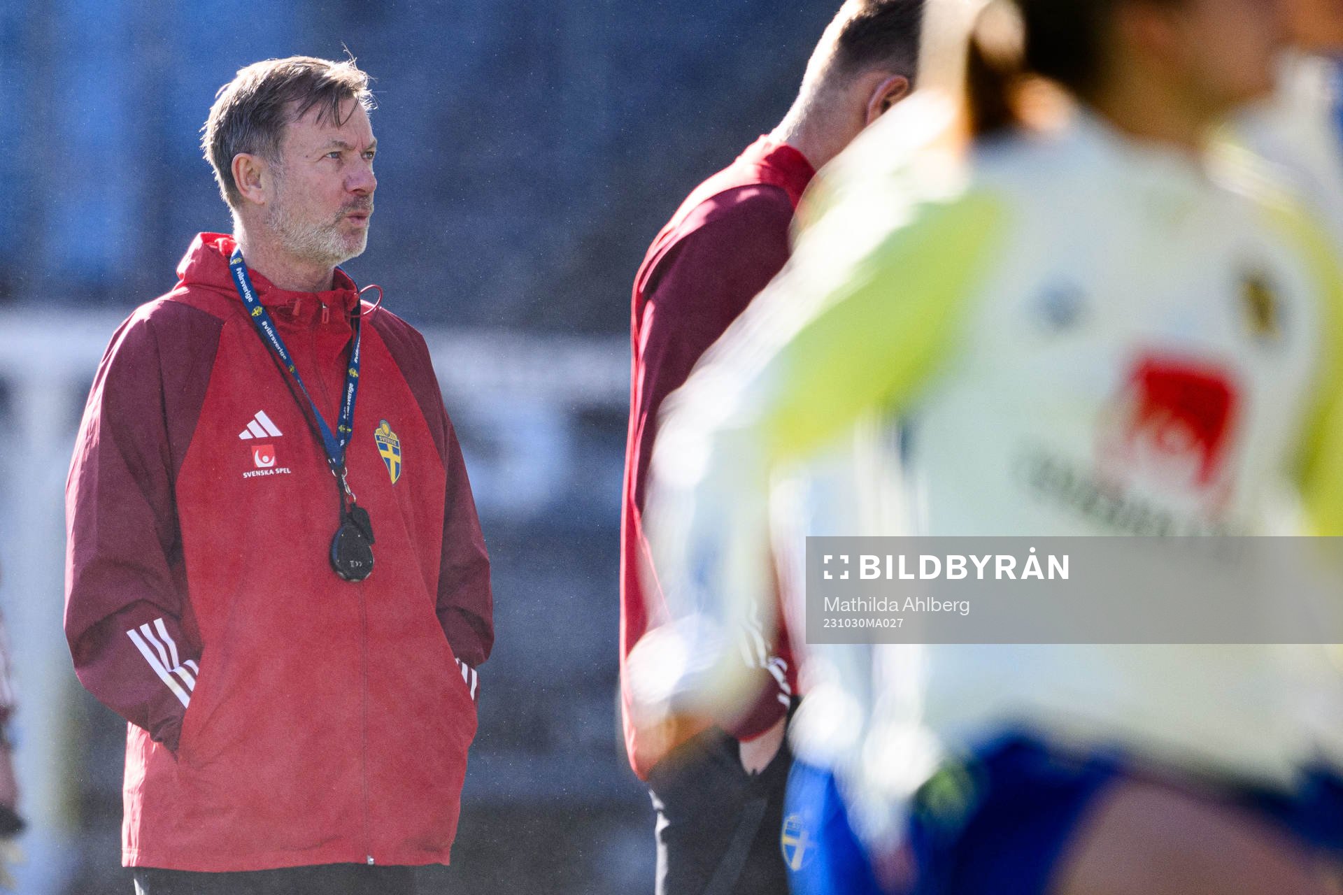 Head coach Peter Gerhardsson of the Swedish women's