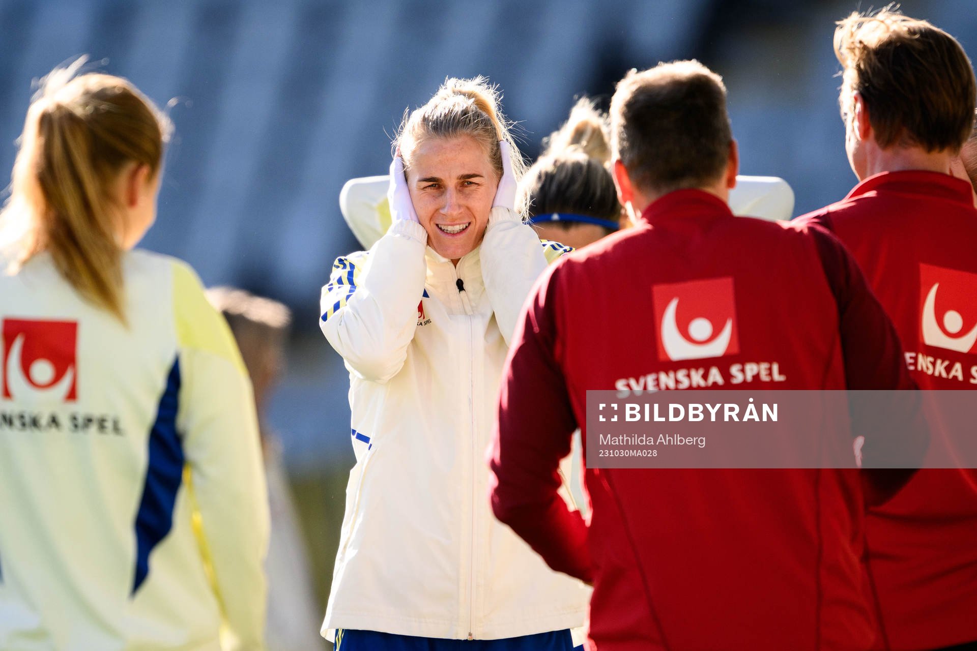 Sofia Jakobsson of the Swedish women's national football