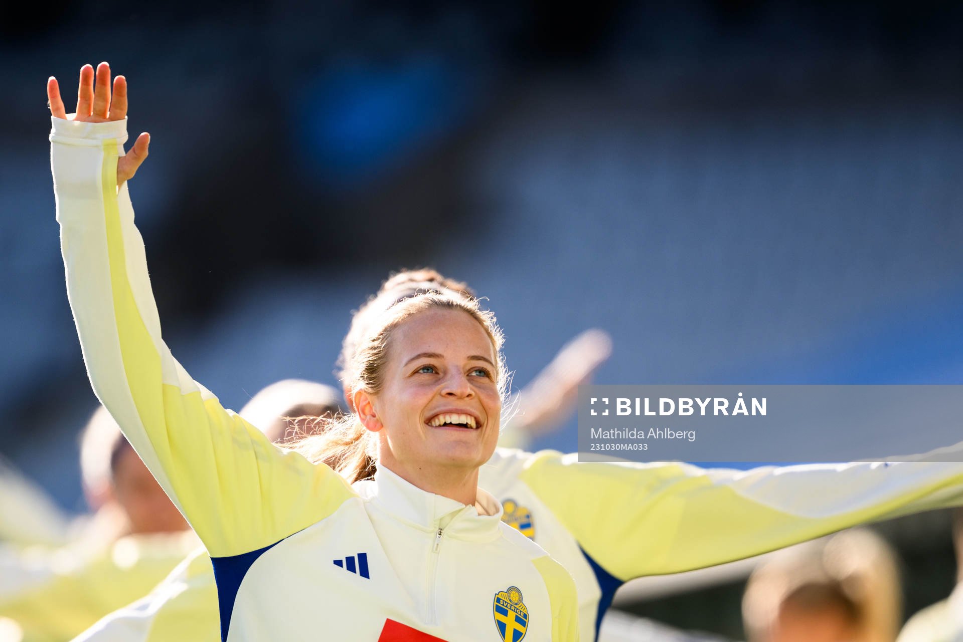 Nathalie Björn of the Swedish women's national football