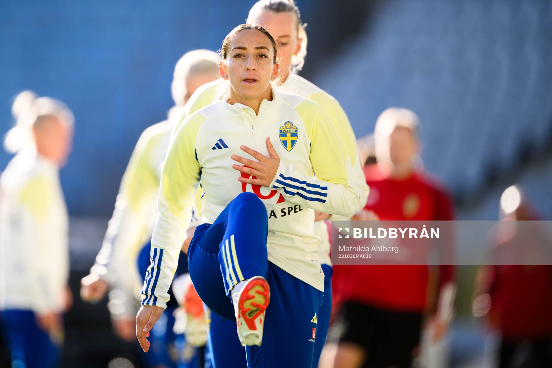 Rosa Kafaji of the Swedish women's national football team
