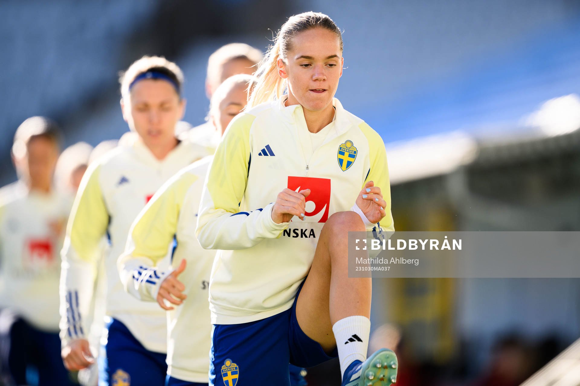 Hanna Lundkvist of the Swedish women's national football