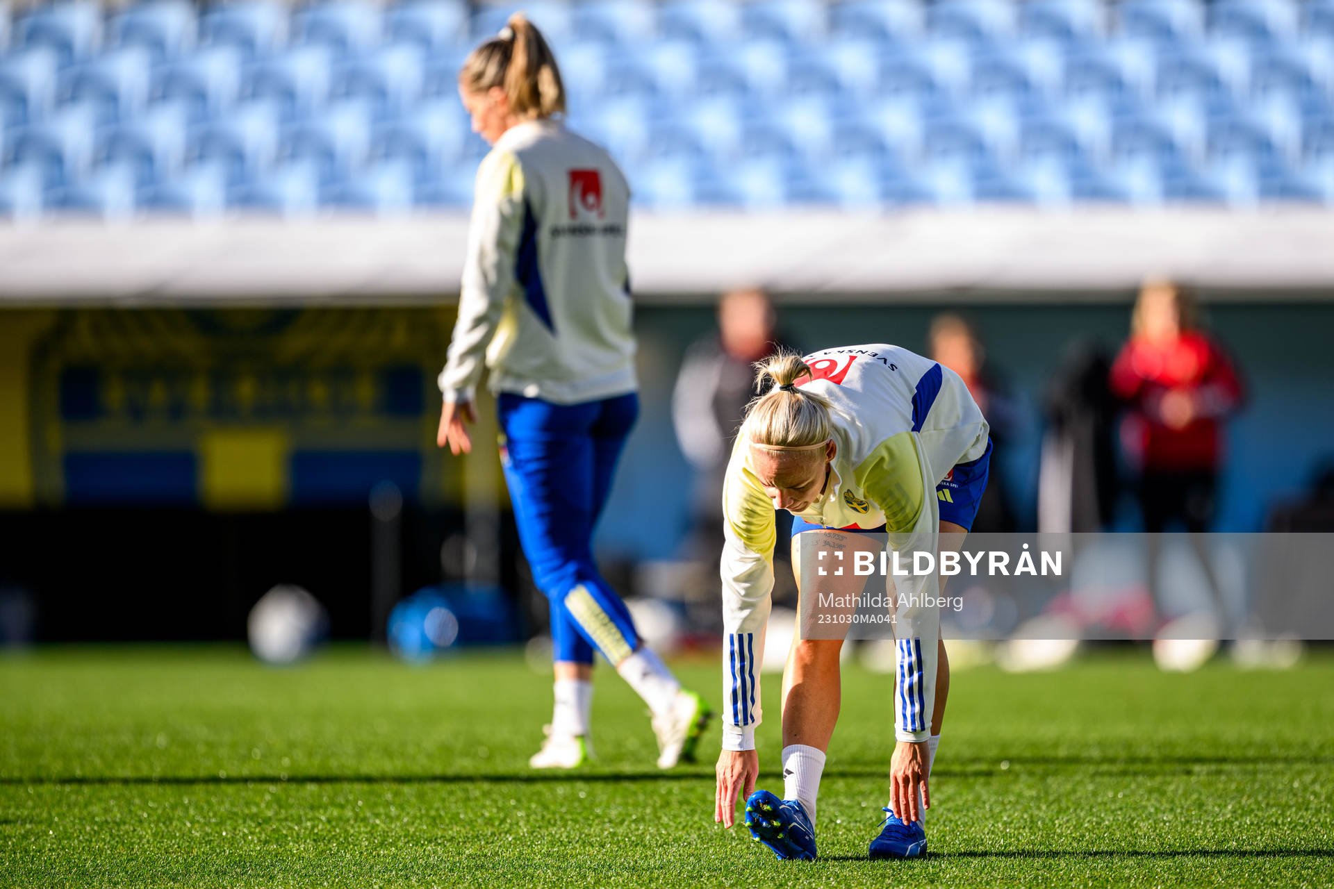 Caroline Seger of the Swedish women's national football team