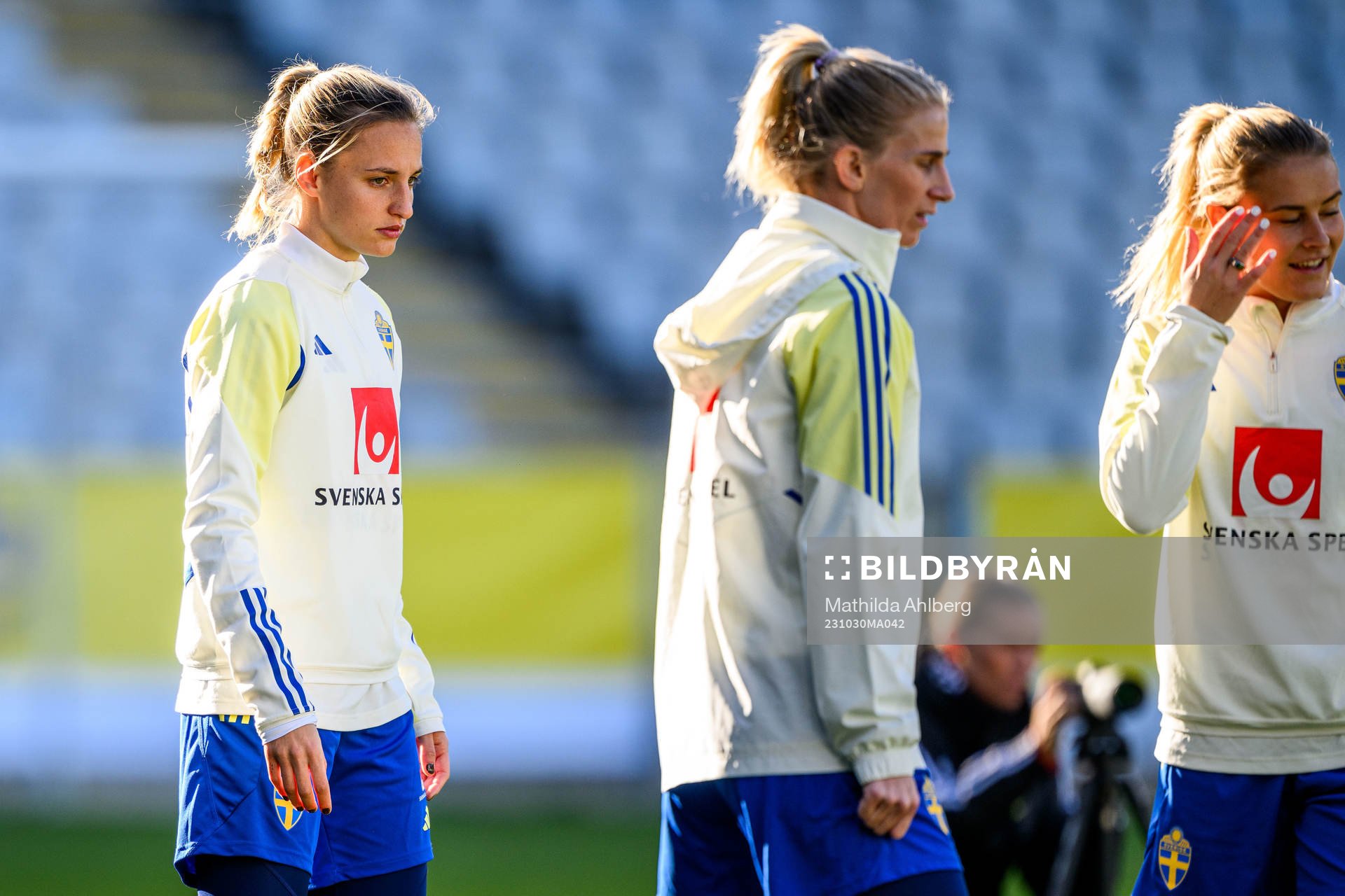 Nathalie Björn of the Swedish women's national football