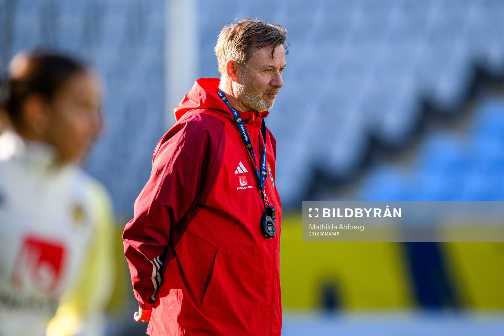 Head coach Peter Gerhardsson of the Swedish women's