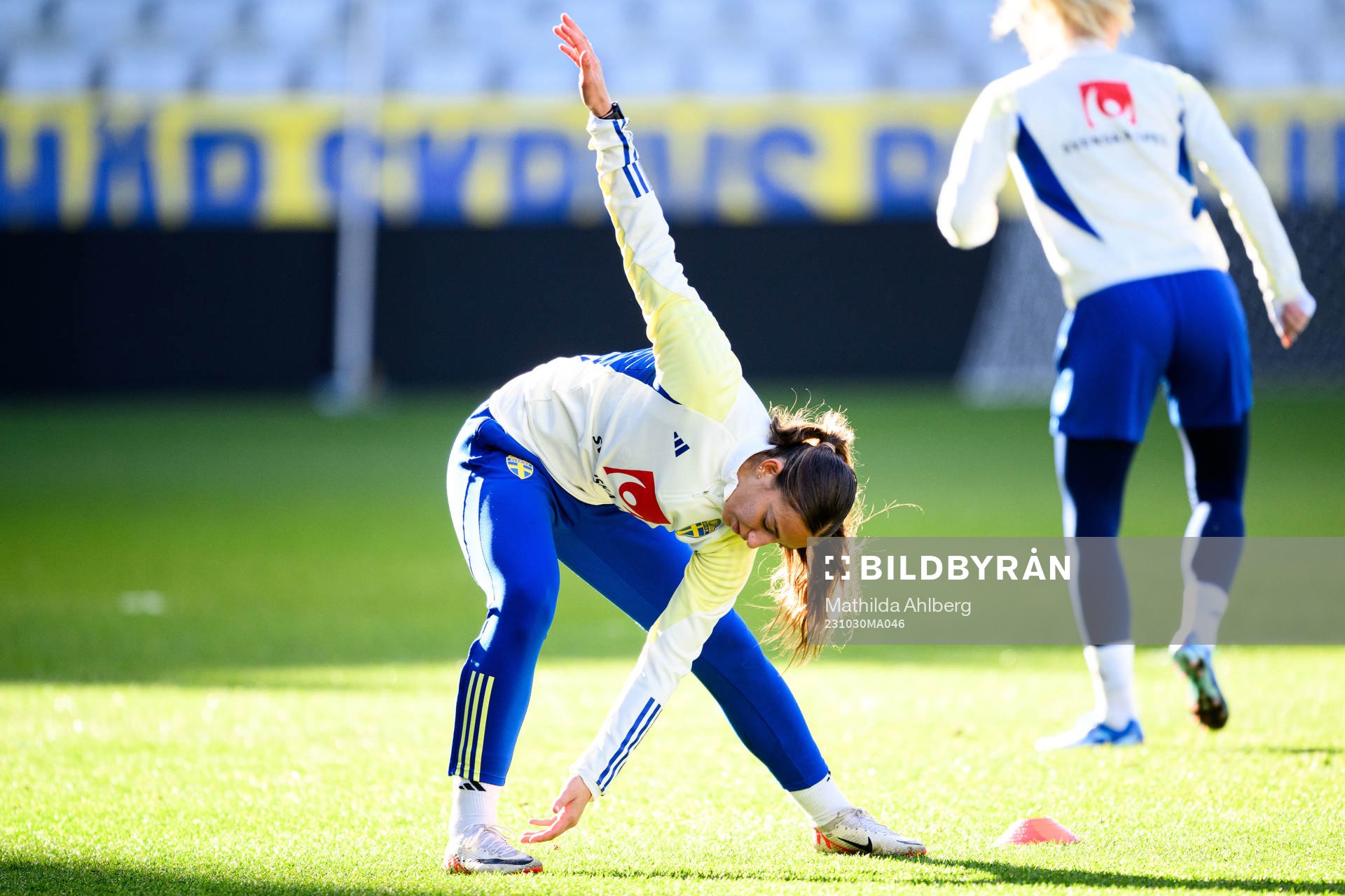 Rosa Kafaji of the Swedish women's national football team