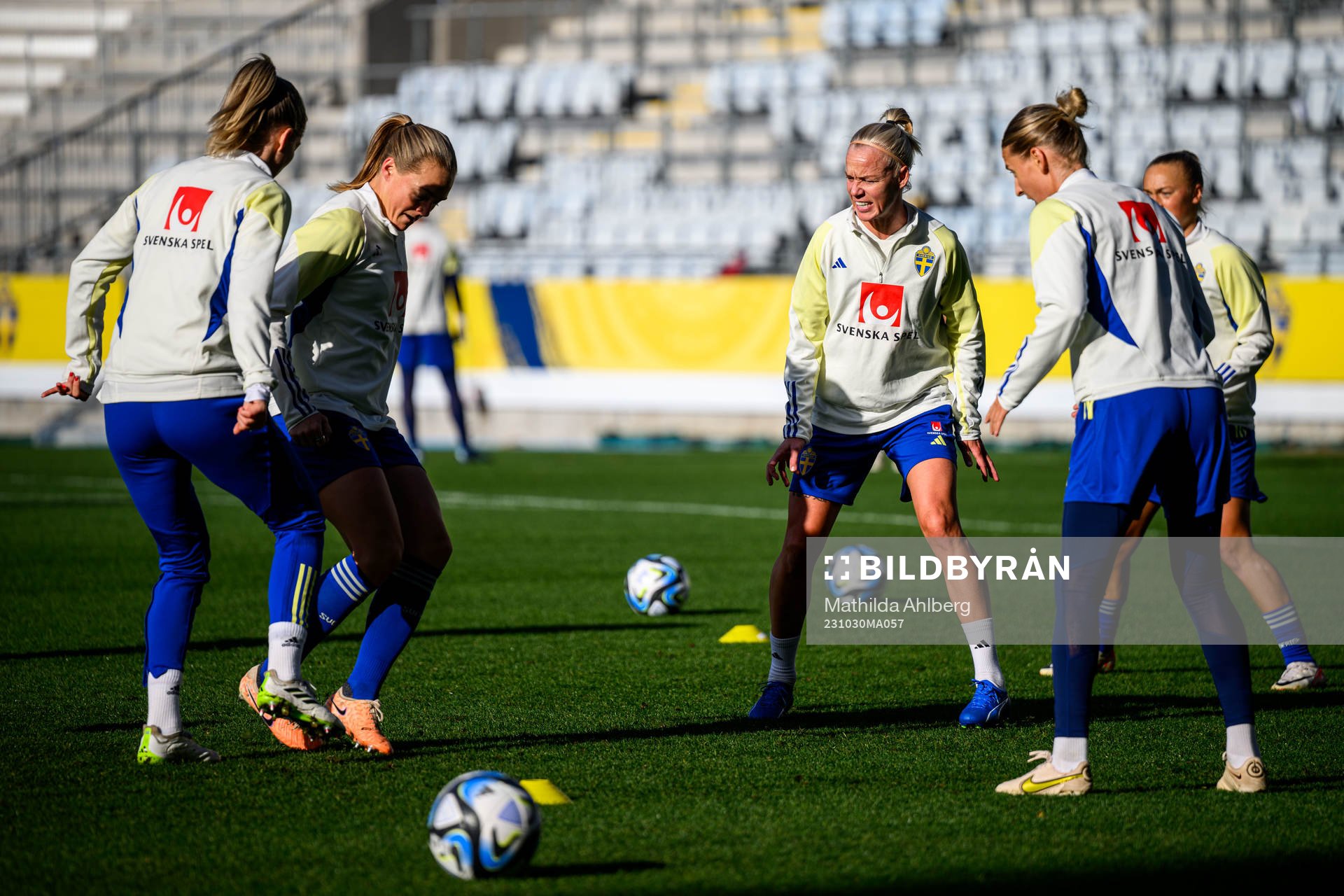 Caroline Seger of the Swedish women's national football team