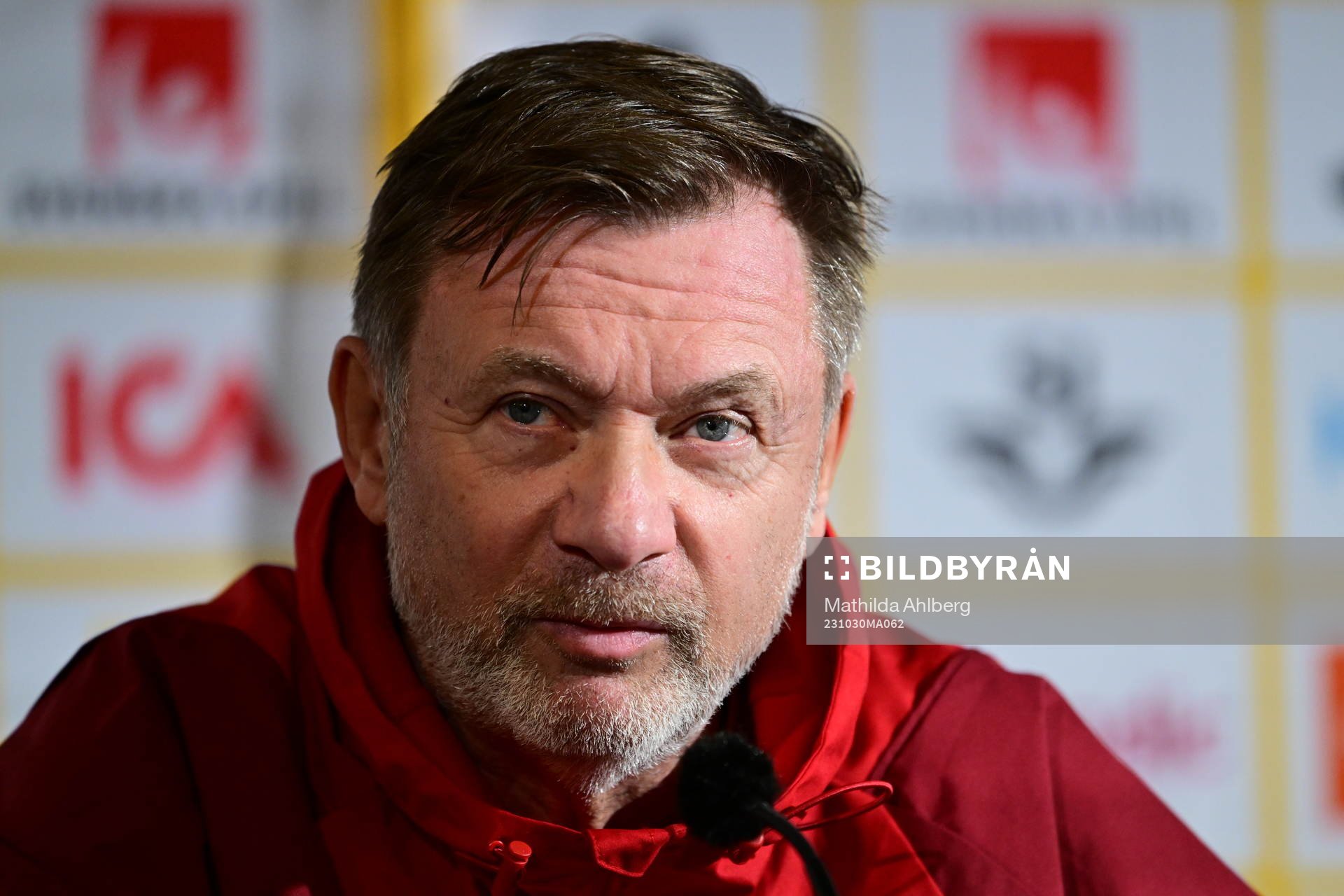 Head coach Peter Gerhardsson of the Swedish women's