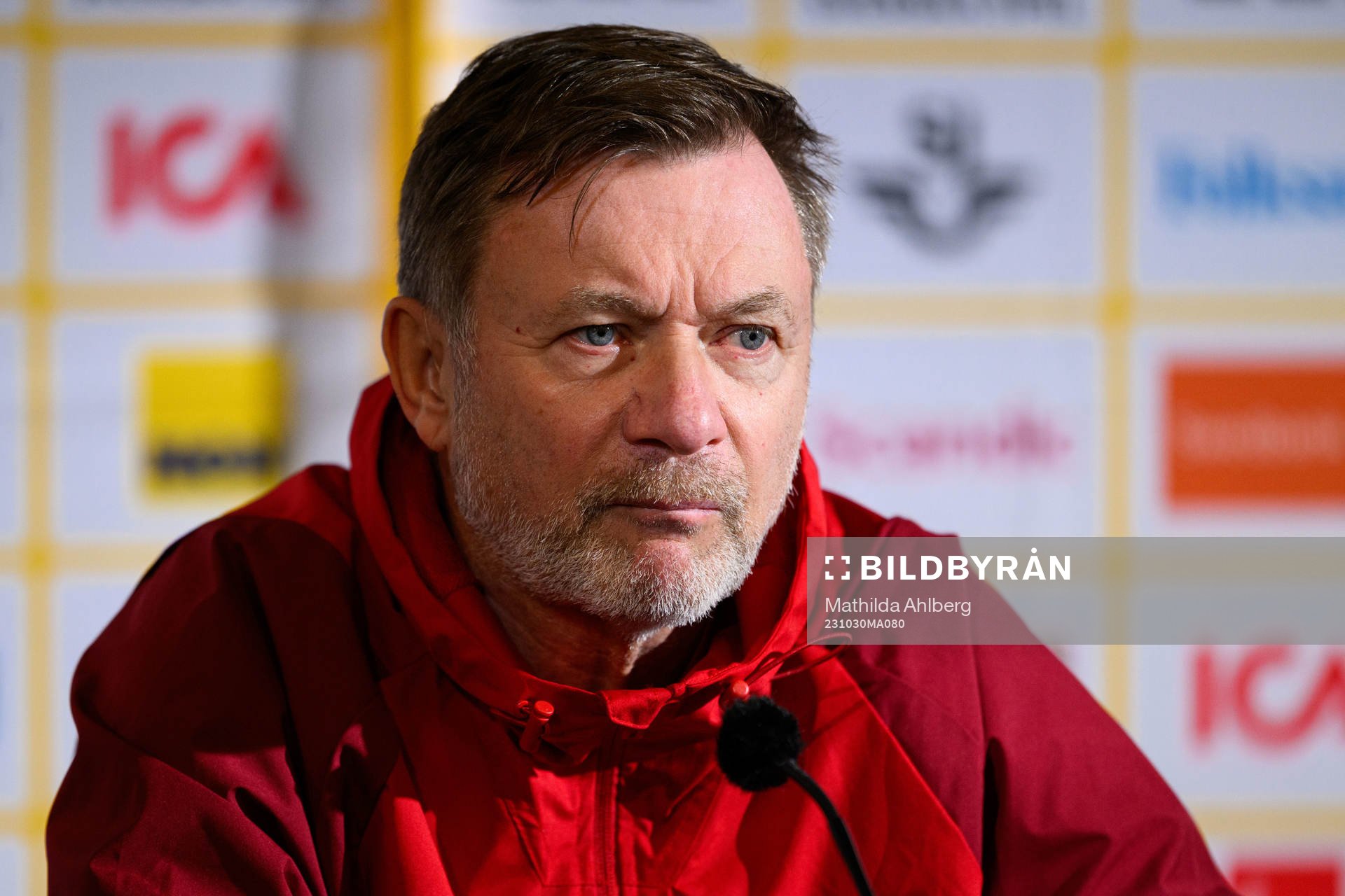 Head coach Peter Gerhardsson of the Swedish women's