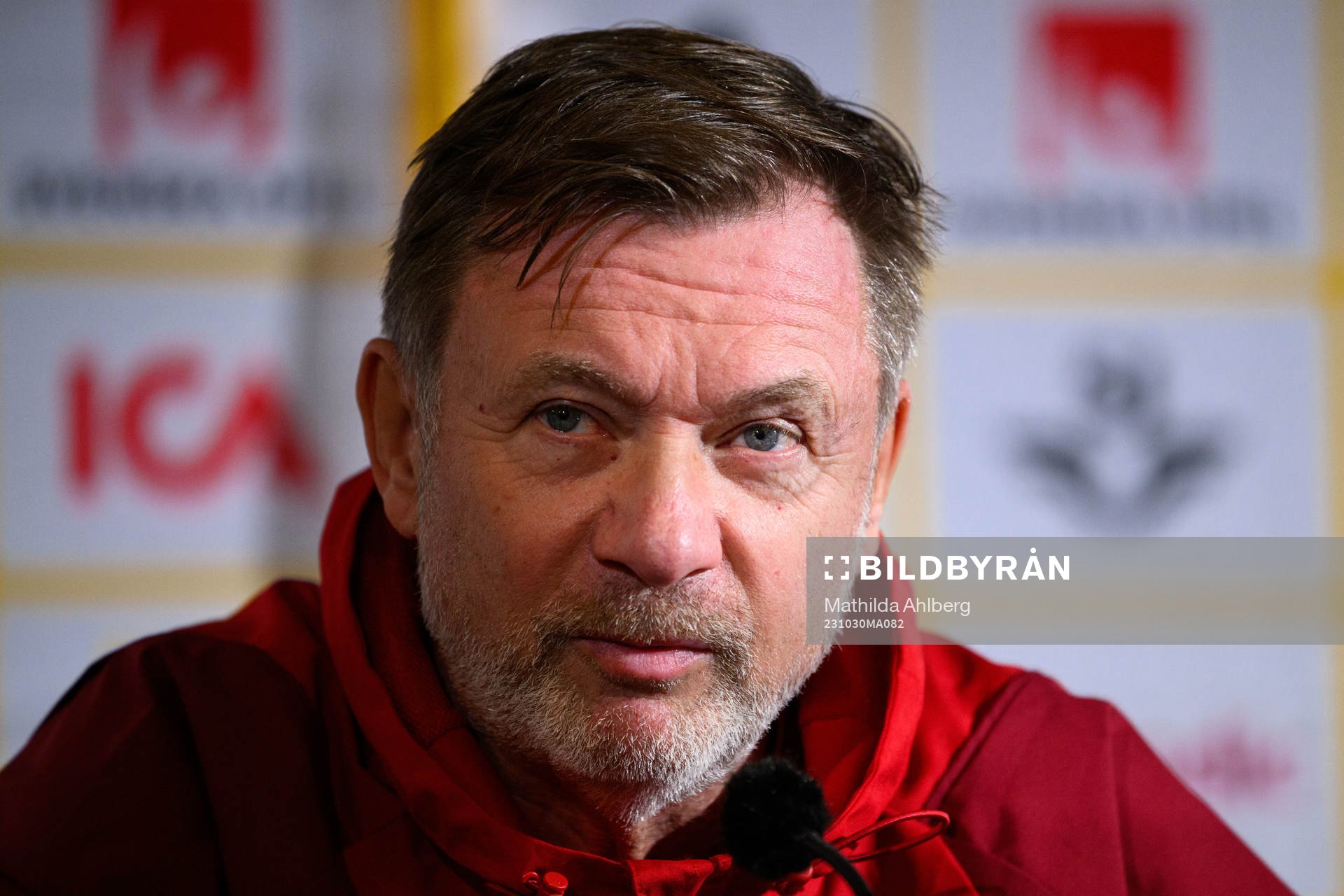 Head coach Peter Gerhardsson of the Swedish women's