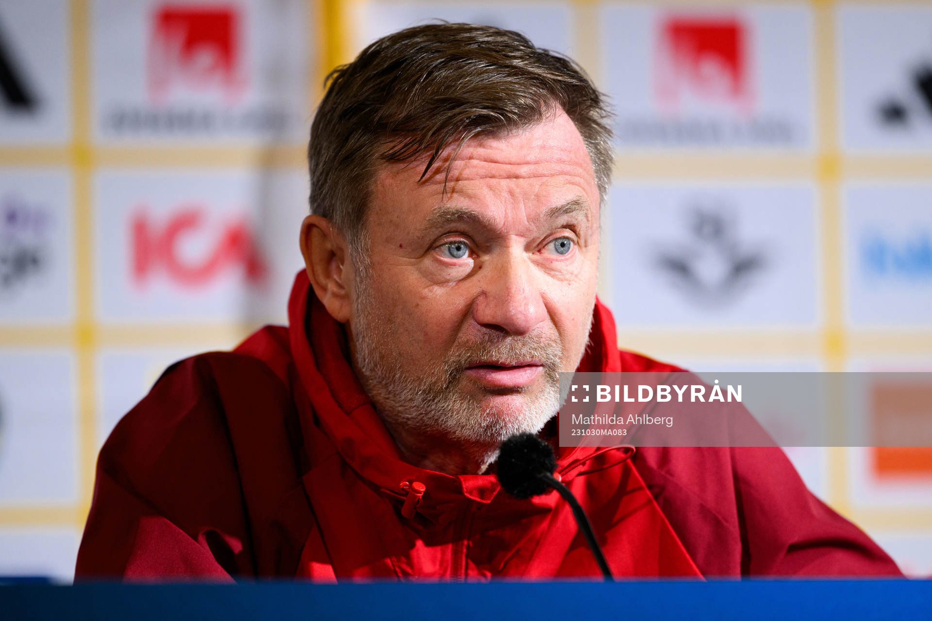 Head coach Peter Gerhardsson of the Swedish women's