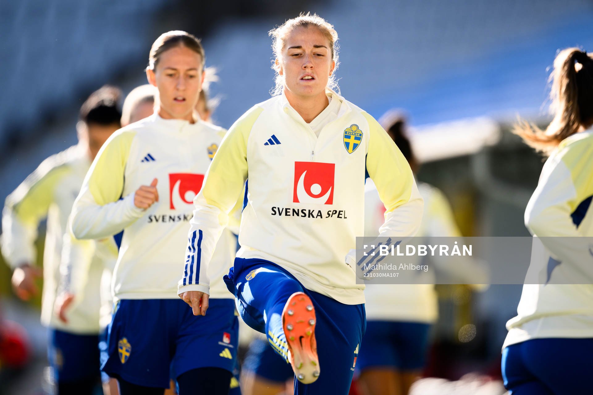 Filippa Angeldahl of the Swedish women's national football