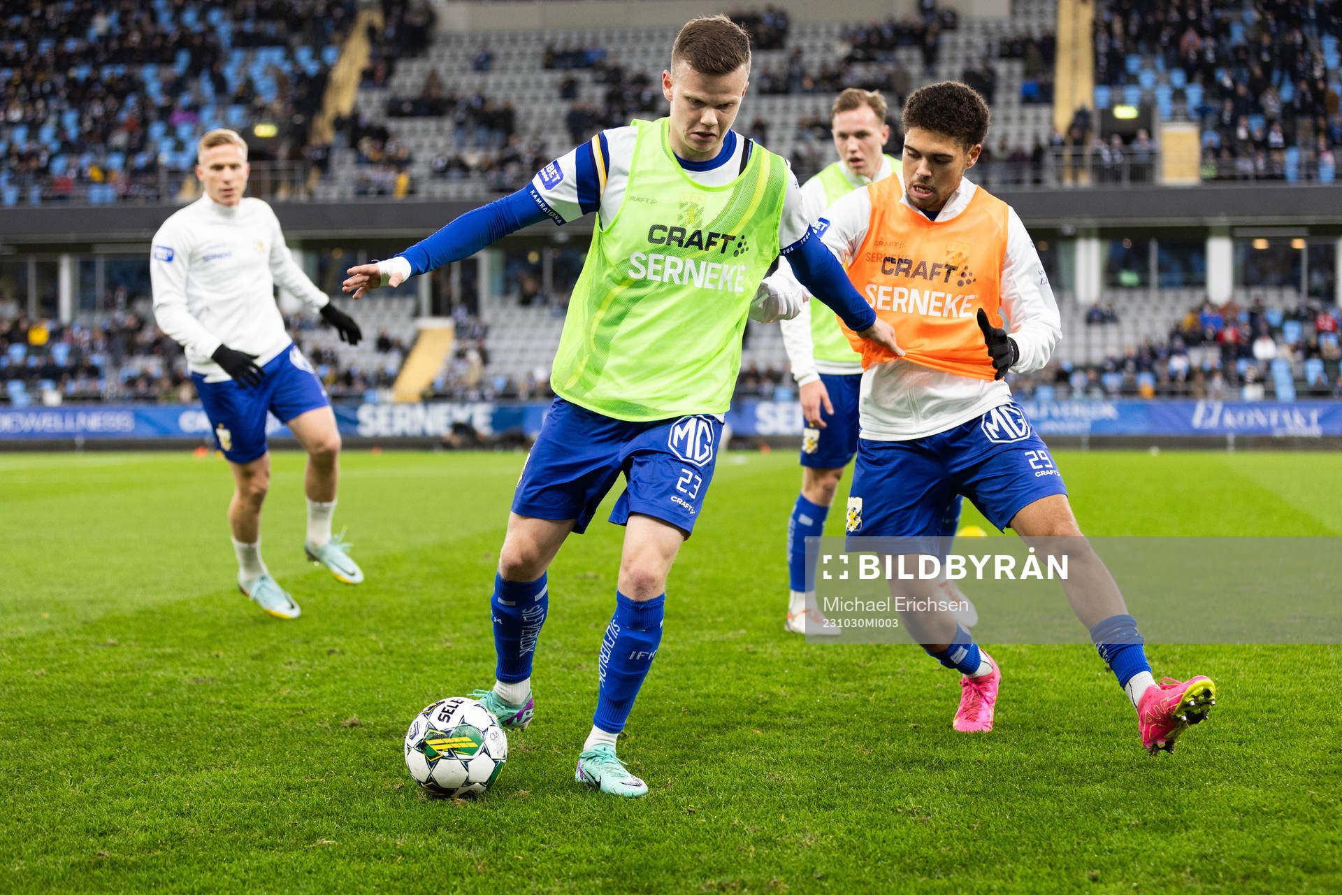IFK Göteborgs Kolbeinn Thordarson och Thomas Santos