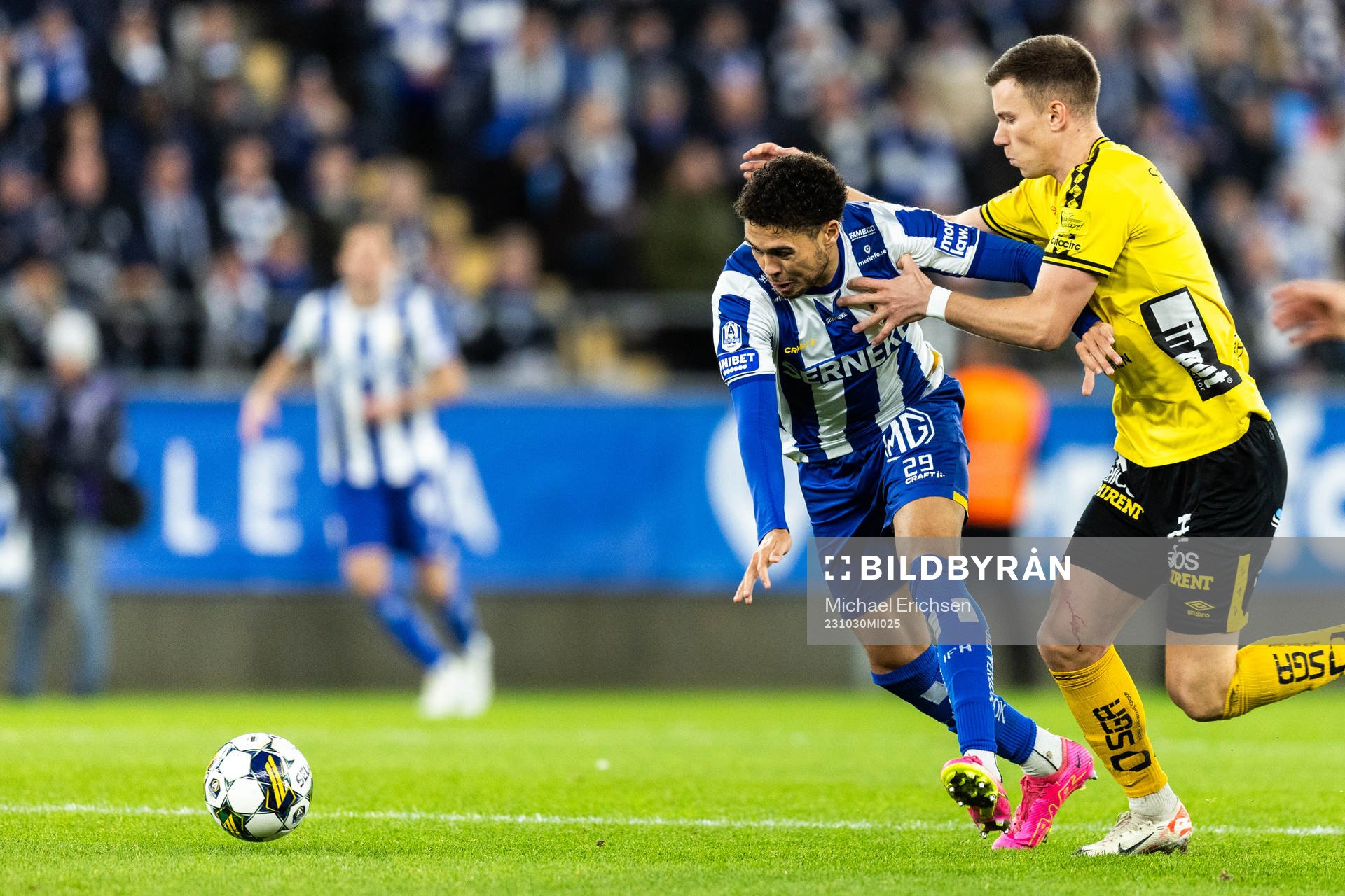 IFK Göteborgs Thomas Santos och Elfsborgs Andri Fannar