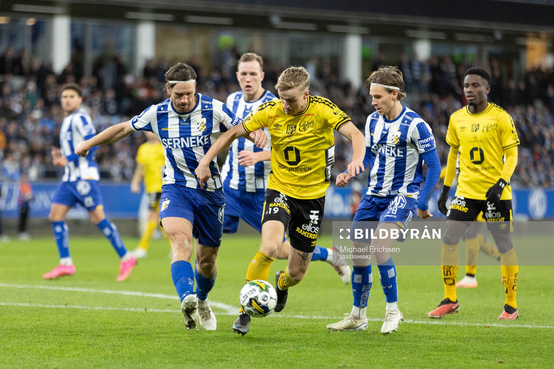 IFK Göteborgs Gustav Svensson och Lucas Kåhed mot