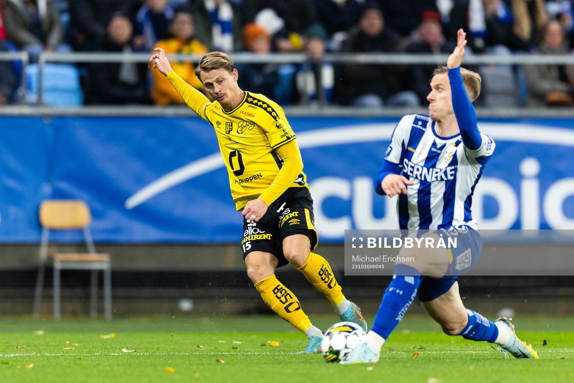 Elfsborgs Simon Hedlund och IFK Göteborgs Oscar Wendt