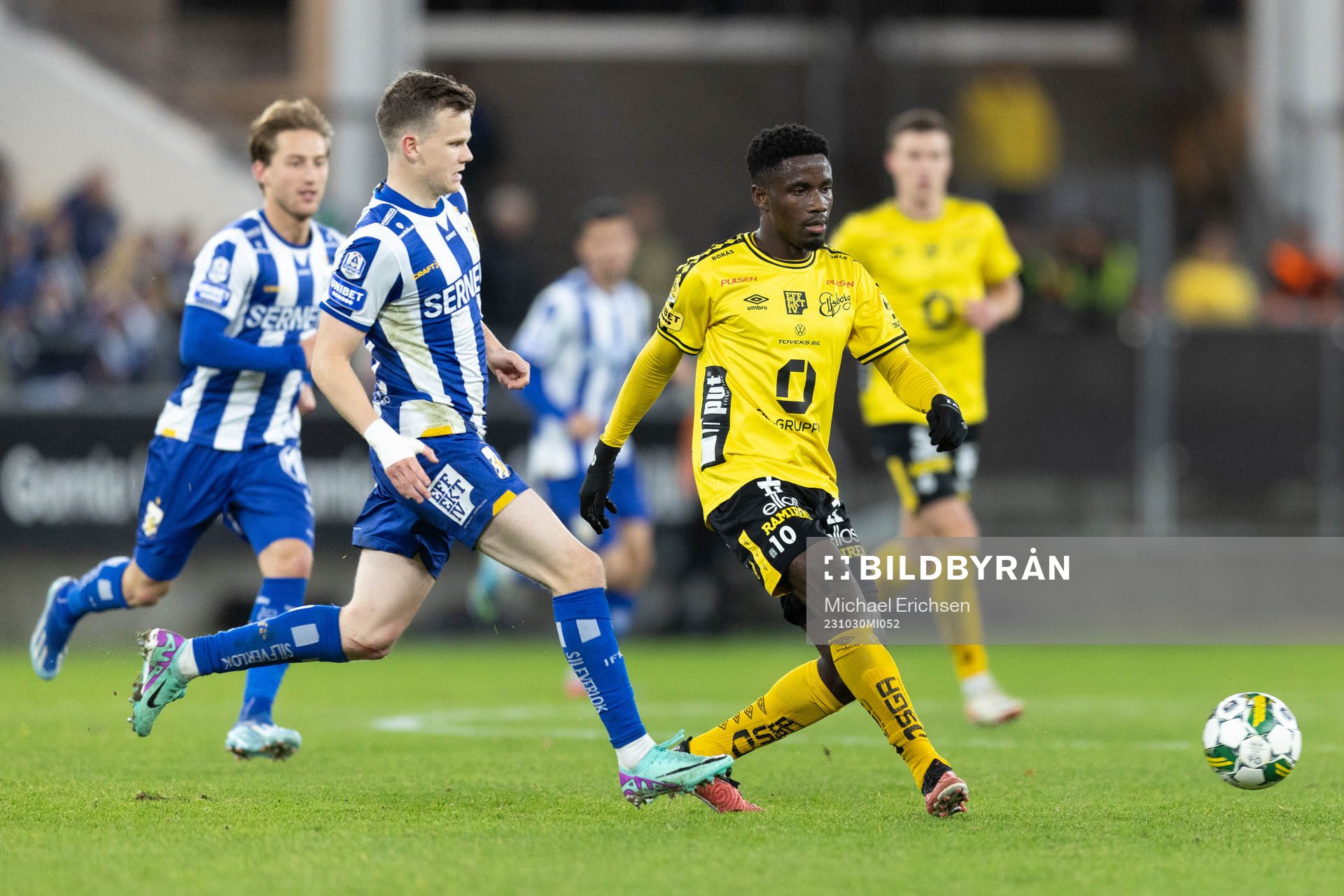 IFK Göteborgs Kolbeinn Thordarson och Elfsborgs Michael