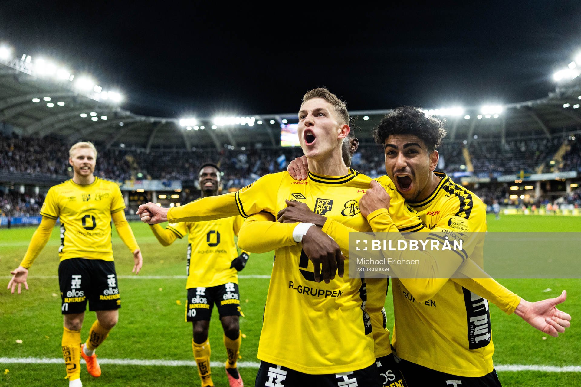 Elfsborgs Alexander Bernhardsson jublar
