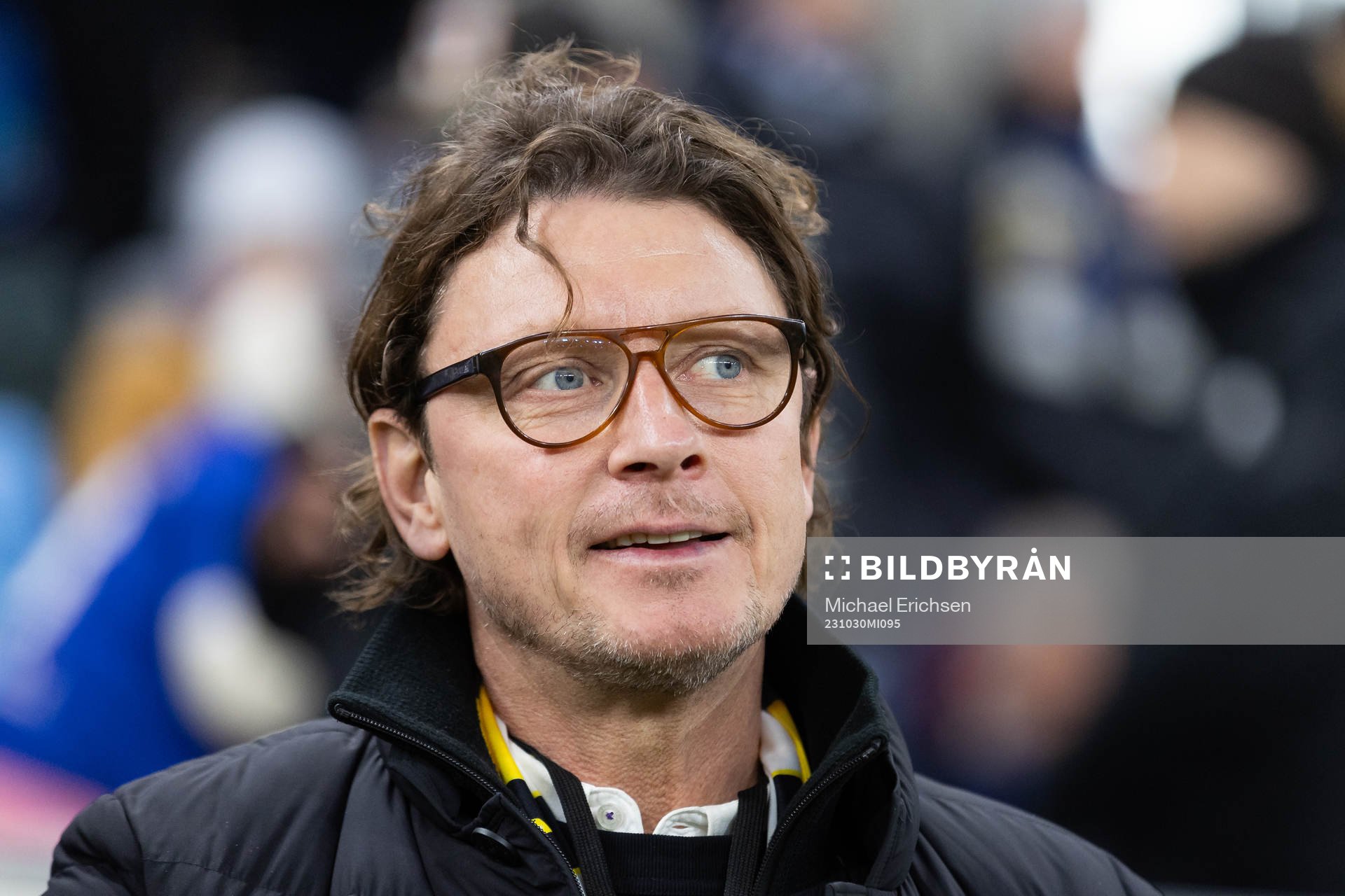 Elfsborgs klubbchef Stefan Andreasson innan fotbollsmatchen