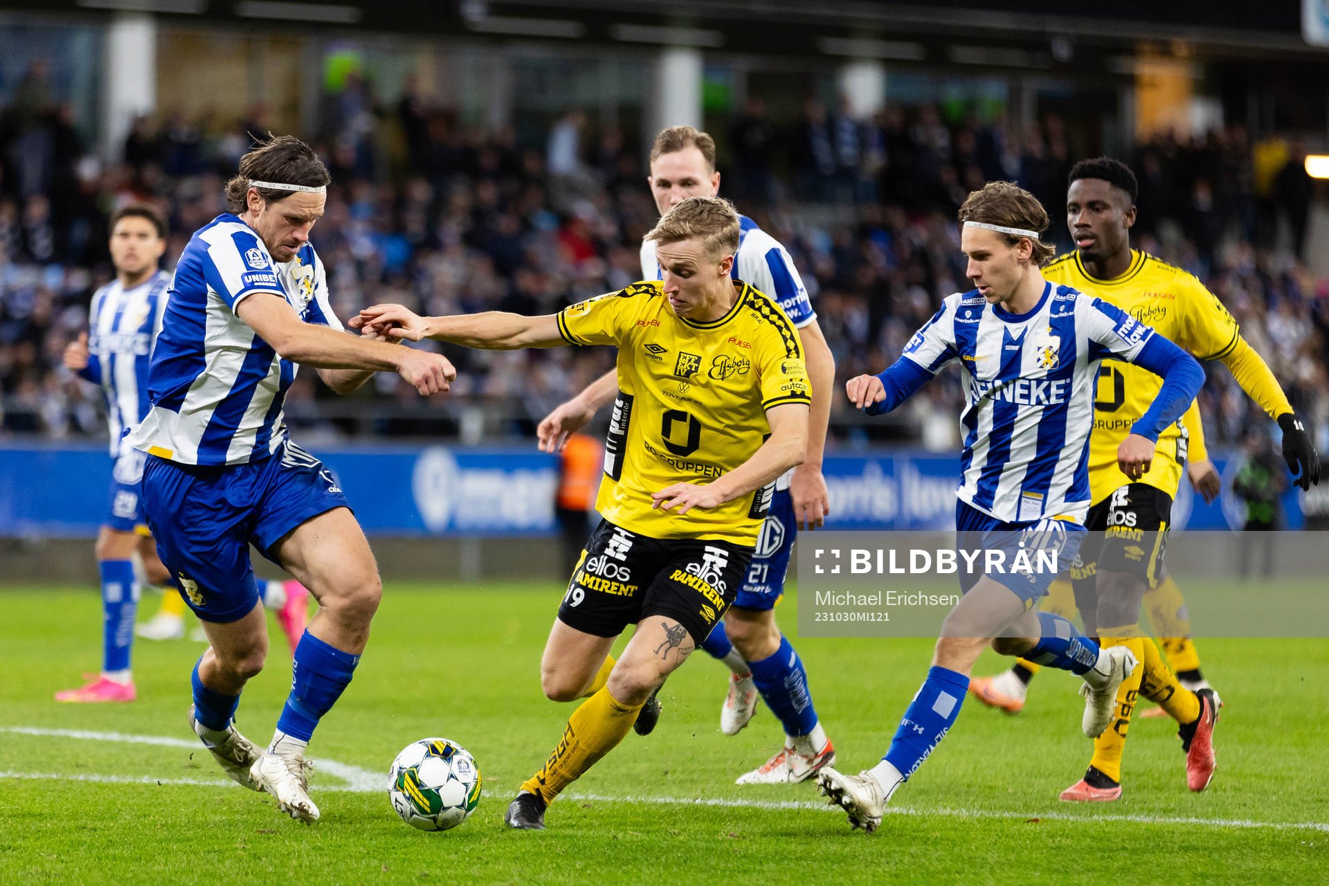 IFK Göteborgs Gustav Svensson och Lucas Kåhed mot