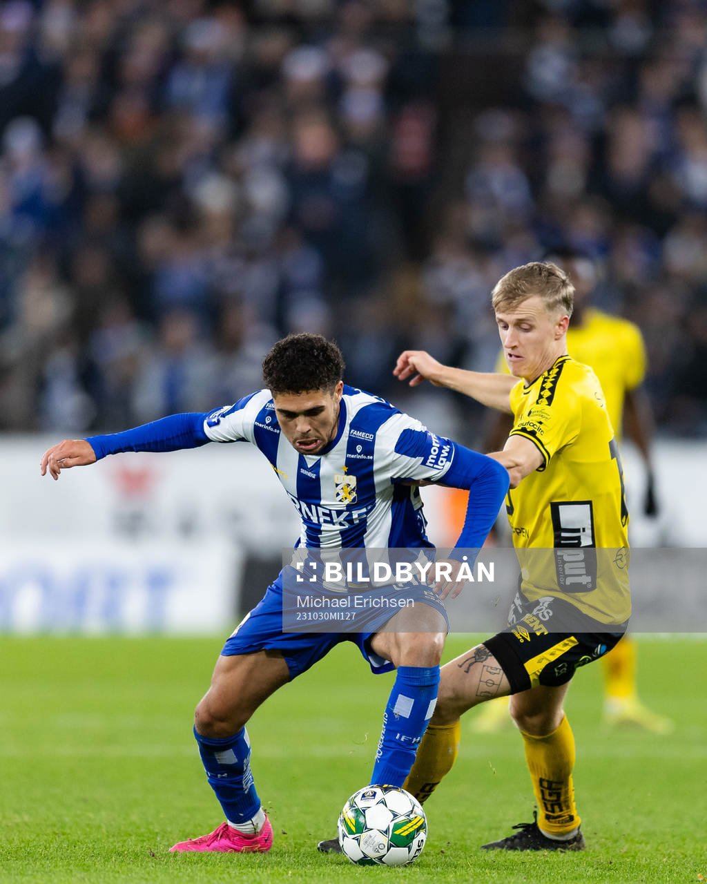 IFK Göteborgs Thomas Santos och Elfsborgs Jeppe Møldrup