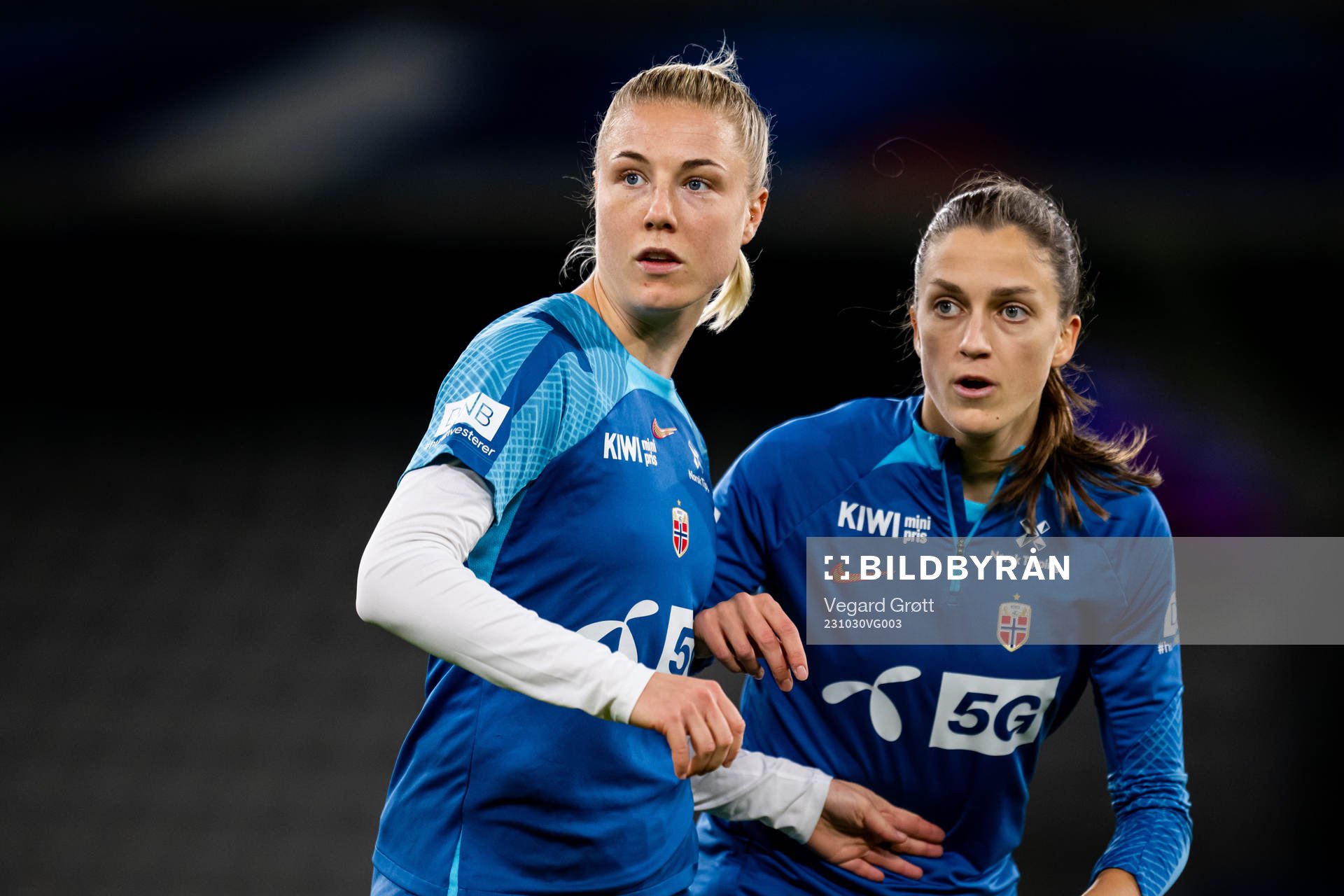 Sophie Román Haug and Emma Stølen Godø of the Norwegian