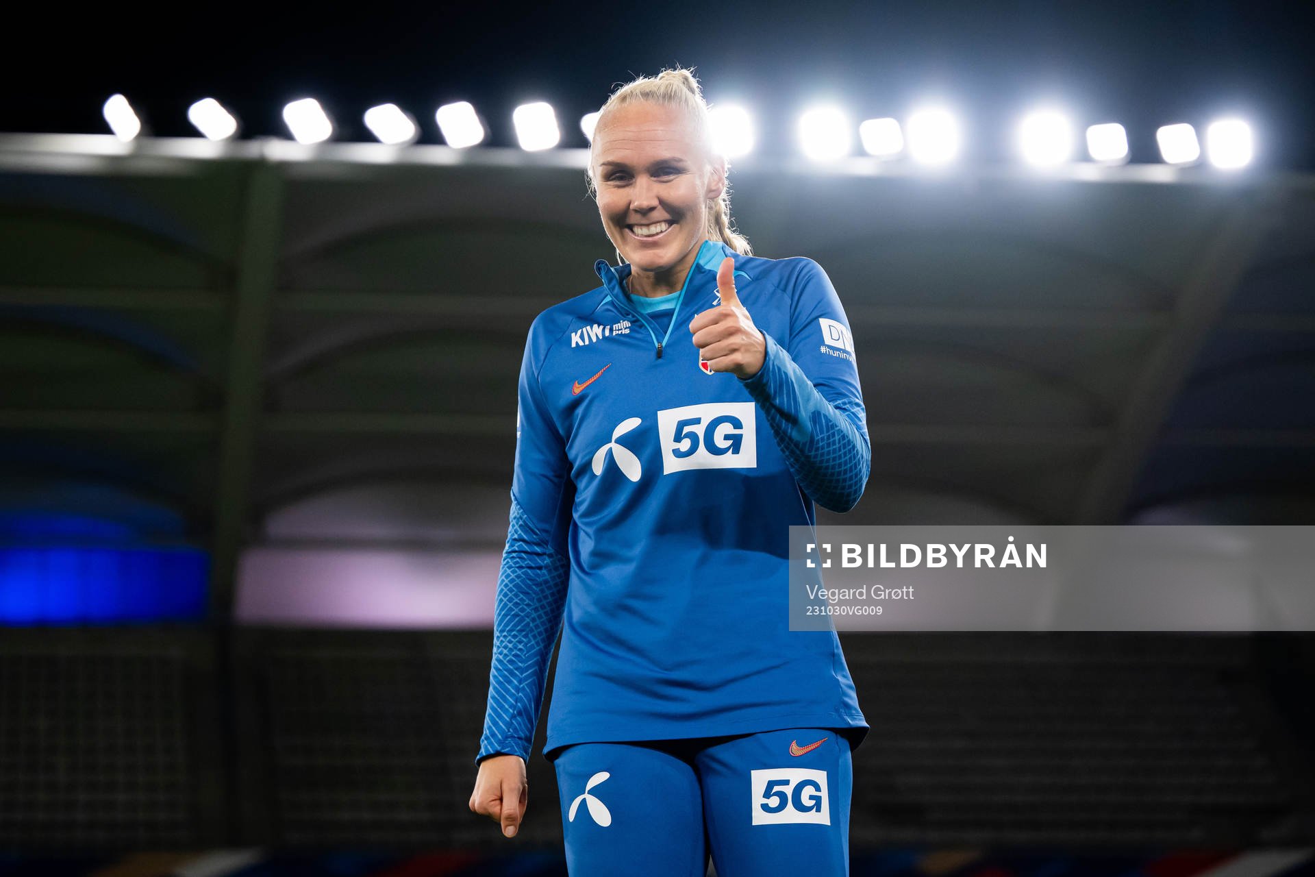 Maria Thorisdottir of the Norwegian women's national