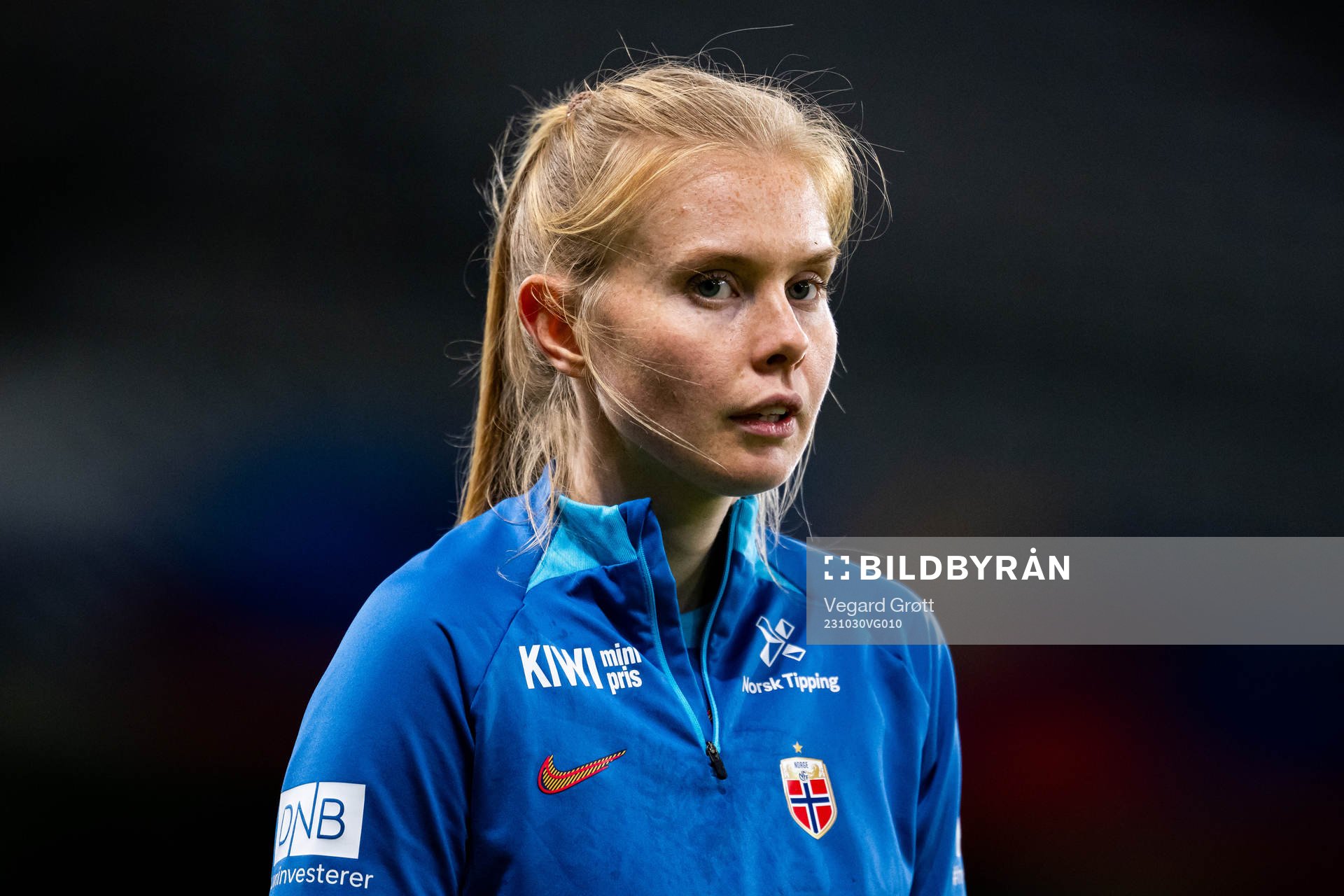 Malin Brenn of the Norwegian women's national football team