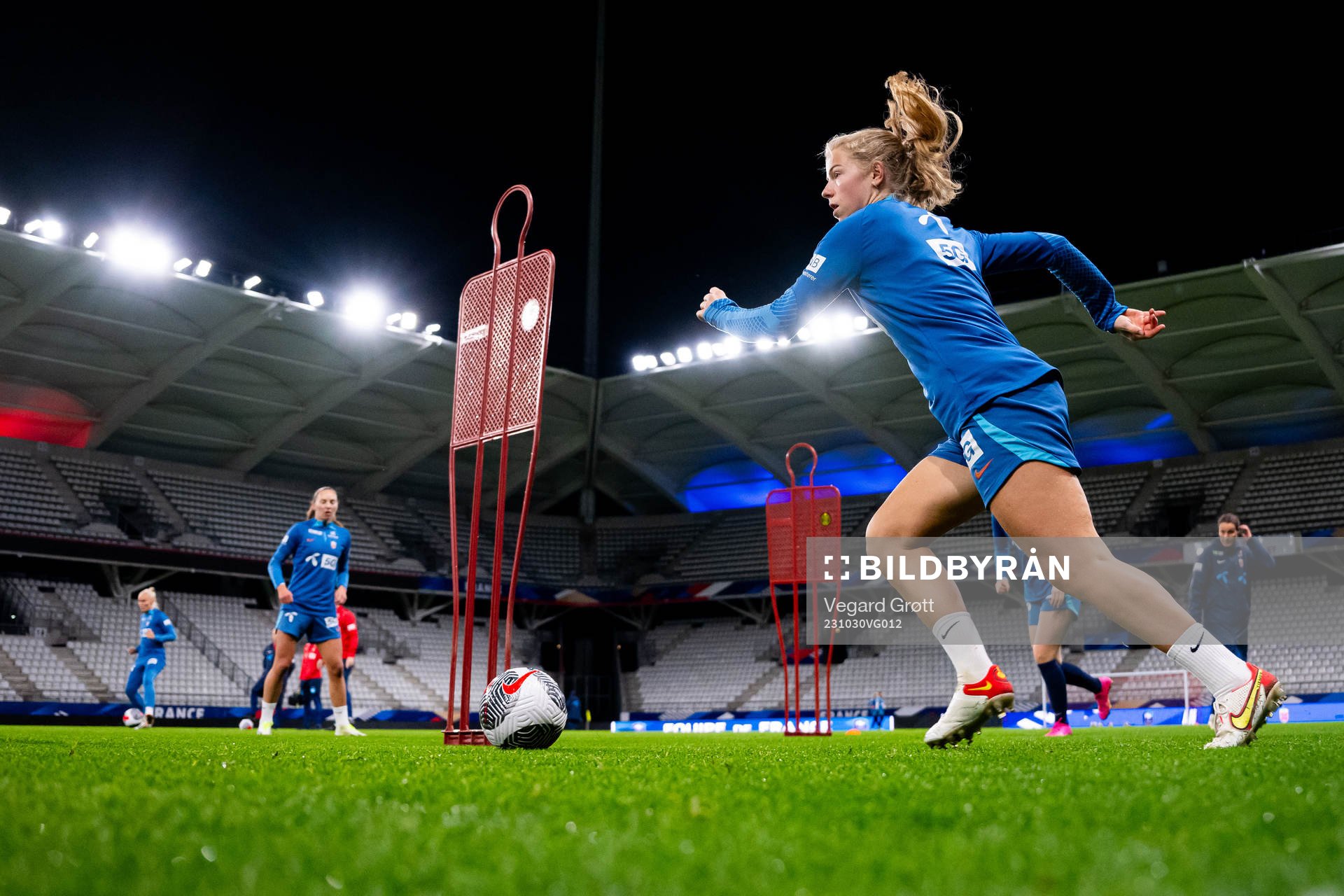 Justine Kielland of the Norwegian women's national football