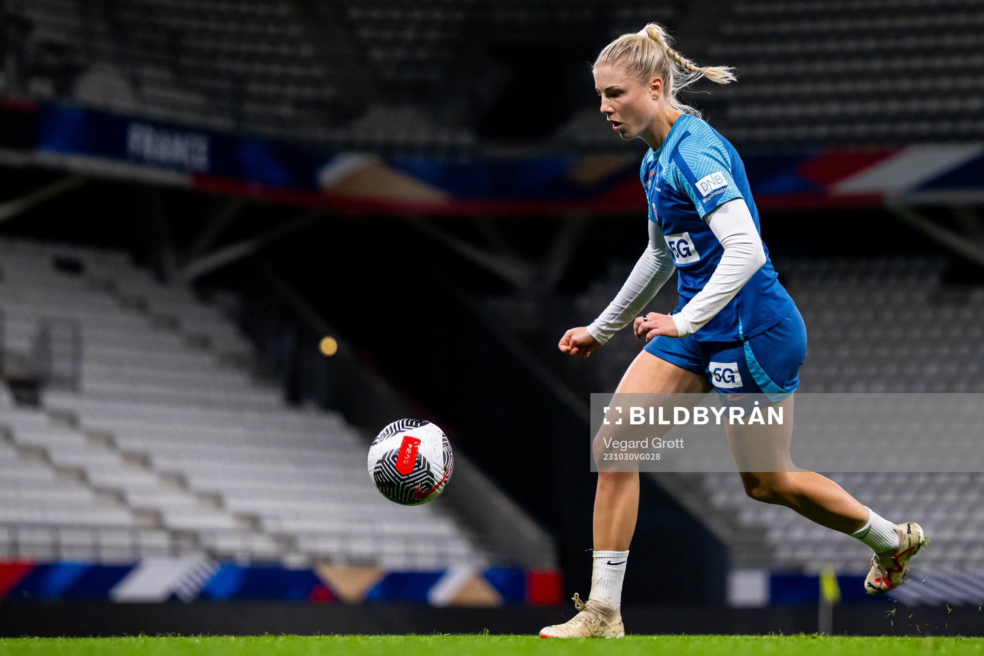 Sophie Román Haug of the Norwegian women's national