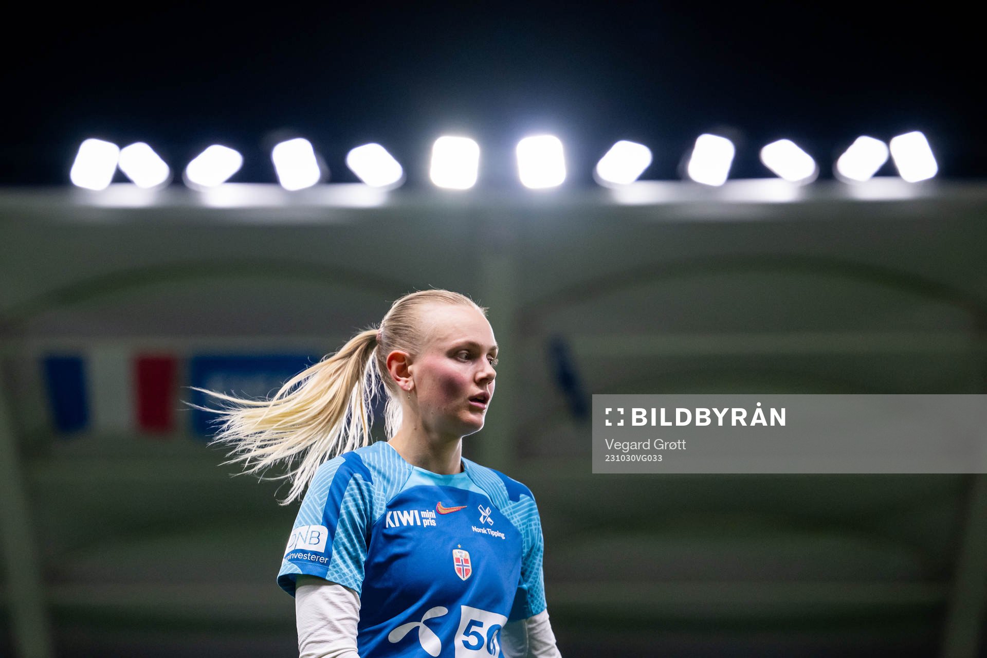 Karina Sævik of the Norwegian women's national football