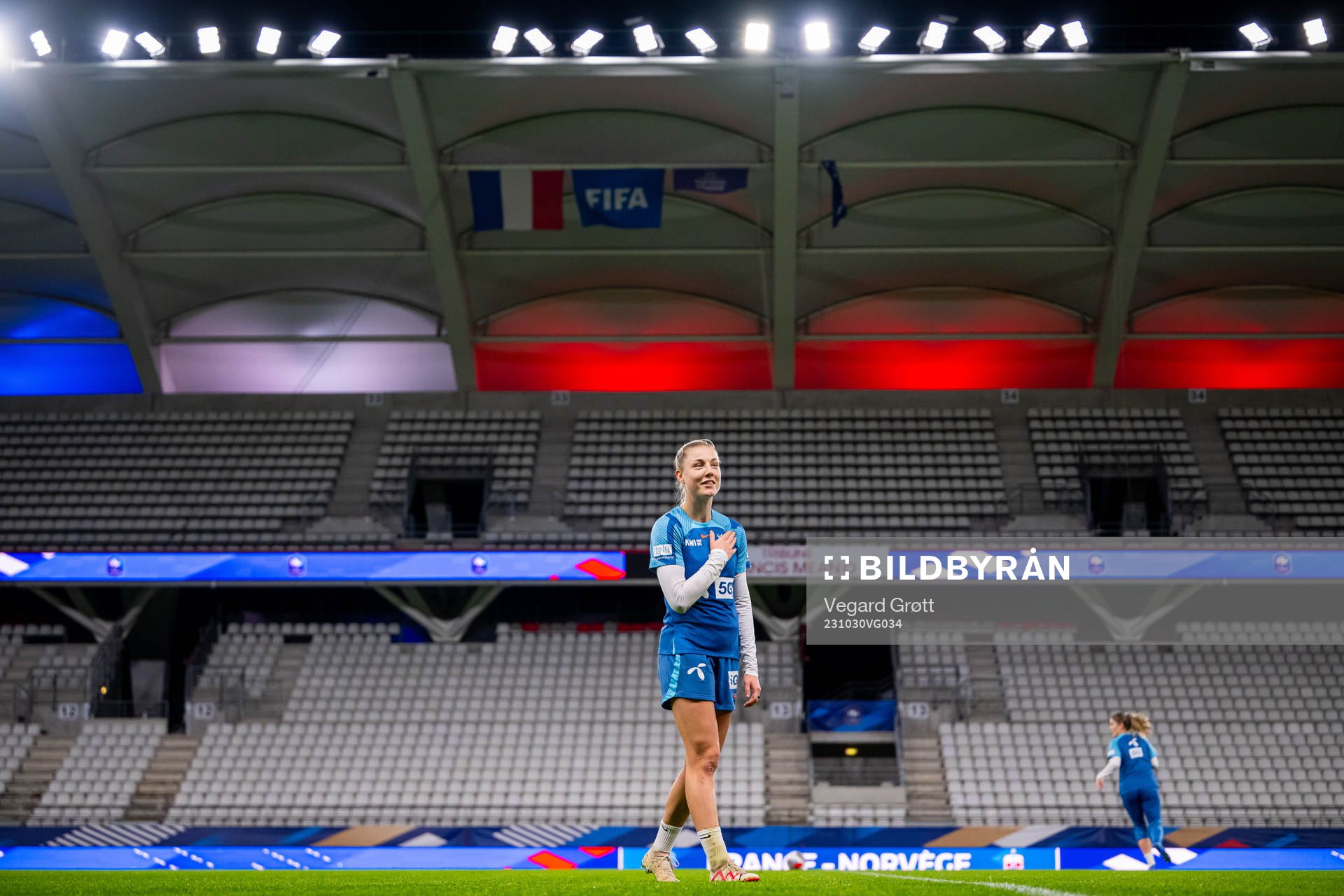 Sophie Román Haug of the Norwegian women's national