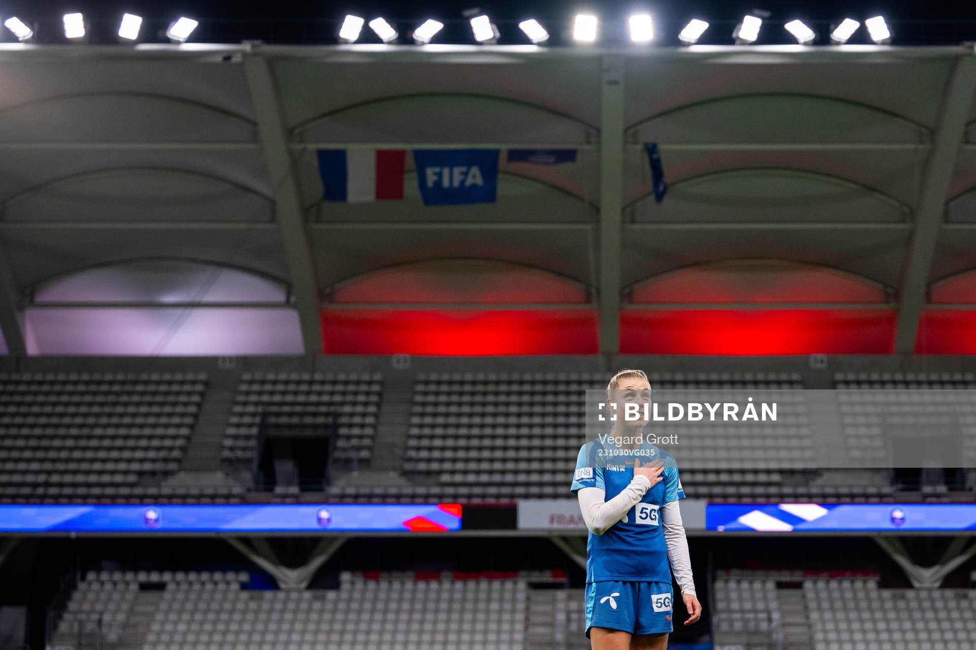 Sophie Román Haug of the Norwegian women's national