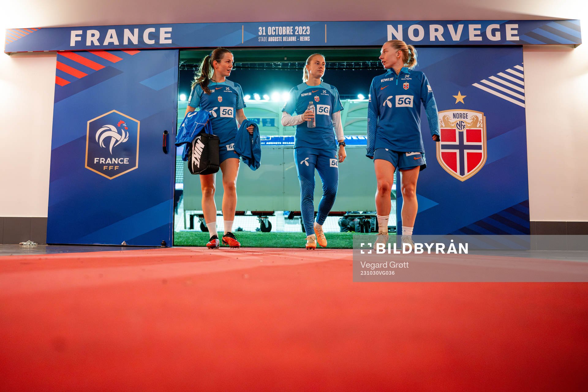 Tuva Hansen, Lisa Fjeldstad Naalsund and Thea Bjelde of the