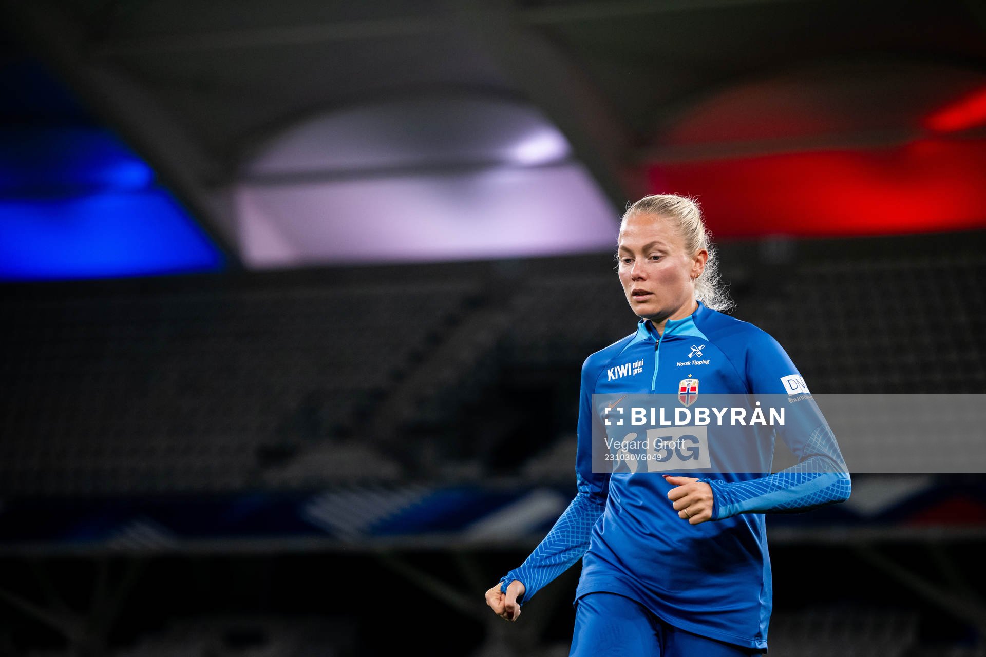 Guro Bergsvand of the Norwegian women's national football