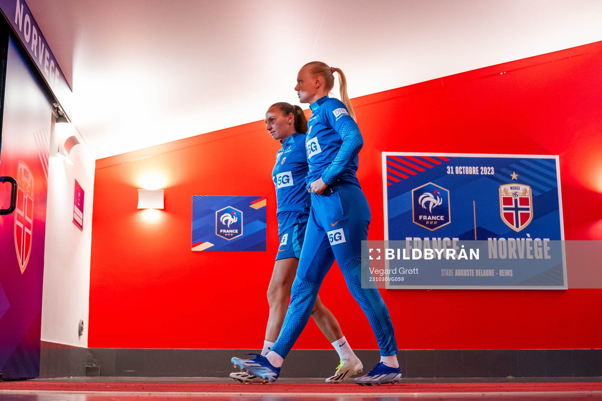 Marit Bratberg Lund and Karina Sævik of the Norwegian