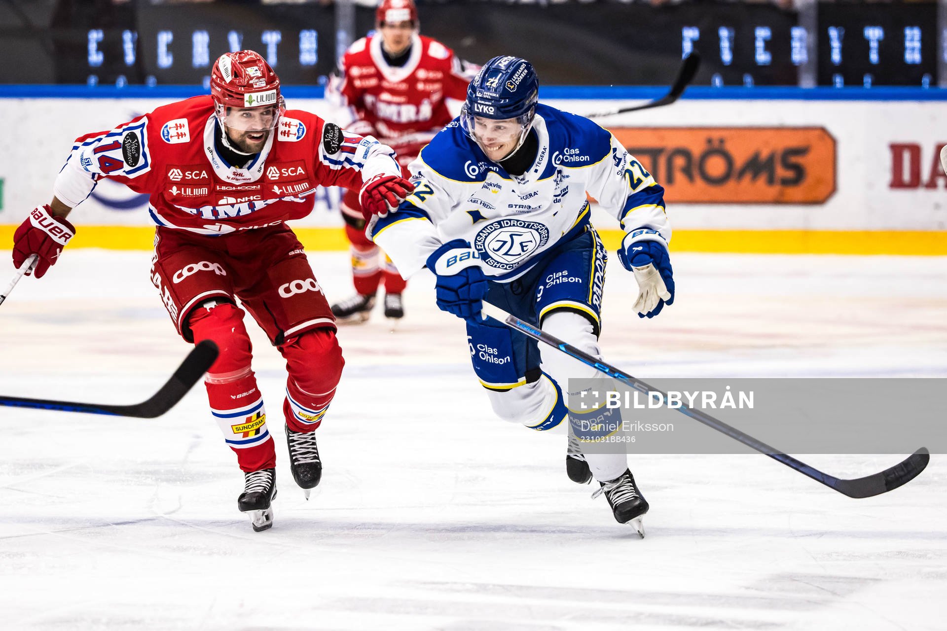 Timrås Emil Pettersson och Leksands Lukas Vejdemo