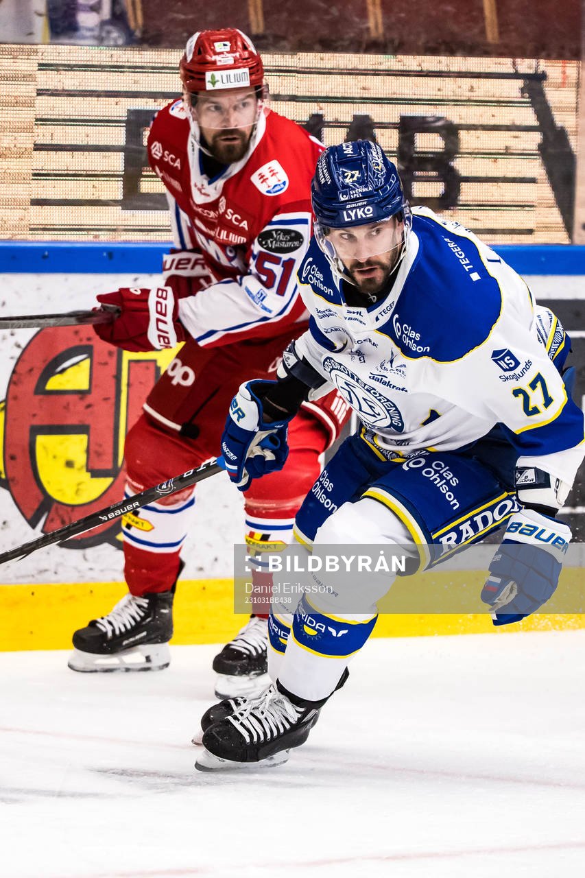 Timrås Anton Lander och Leksands Marek Hrivik