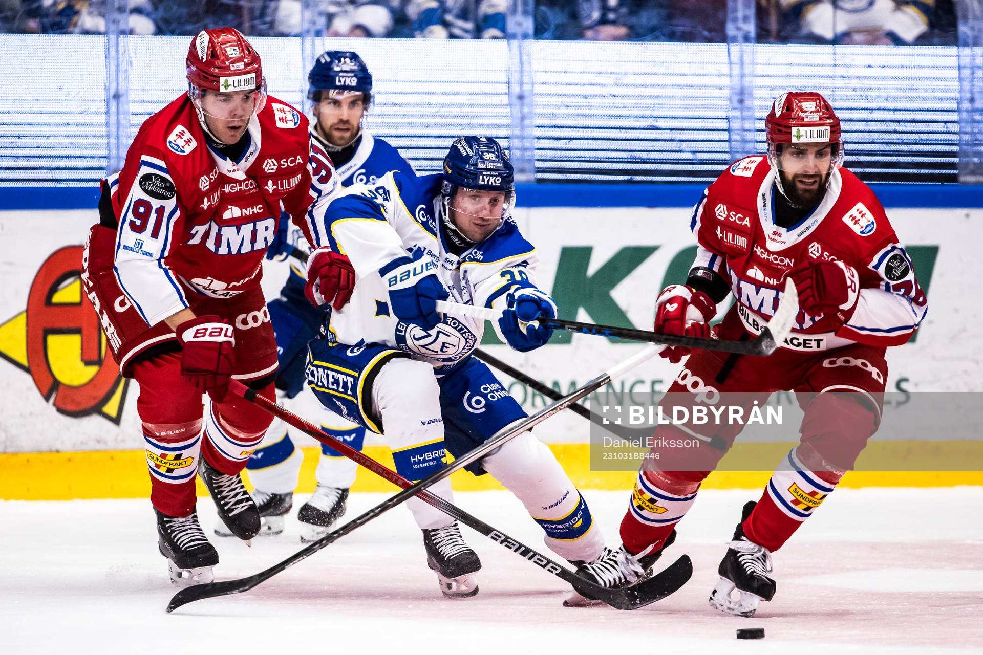 Timrås Magnus Pääjärvi och Leksands Olle Alsing och