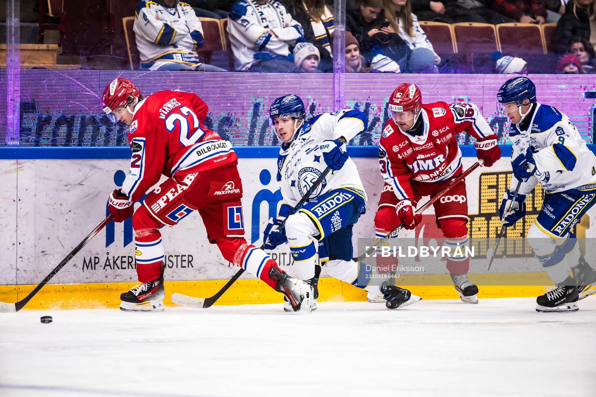 Timrås Dennis Värmhed och Leksands Marcus Karlberg och