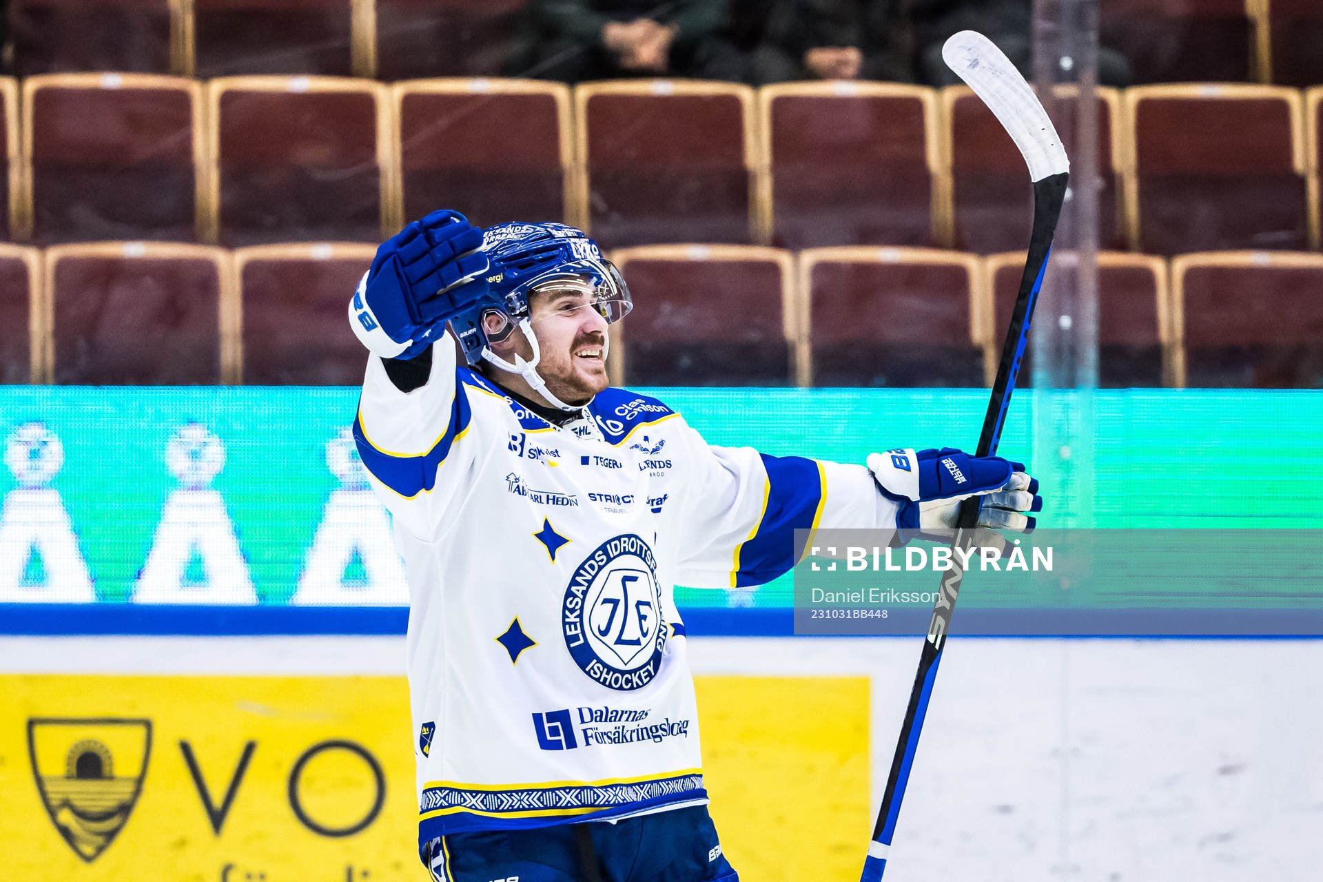 Leksands Matt Caito jublar